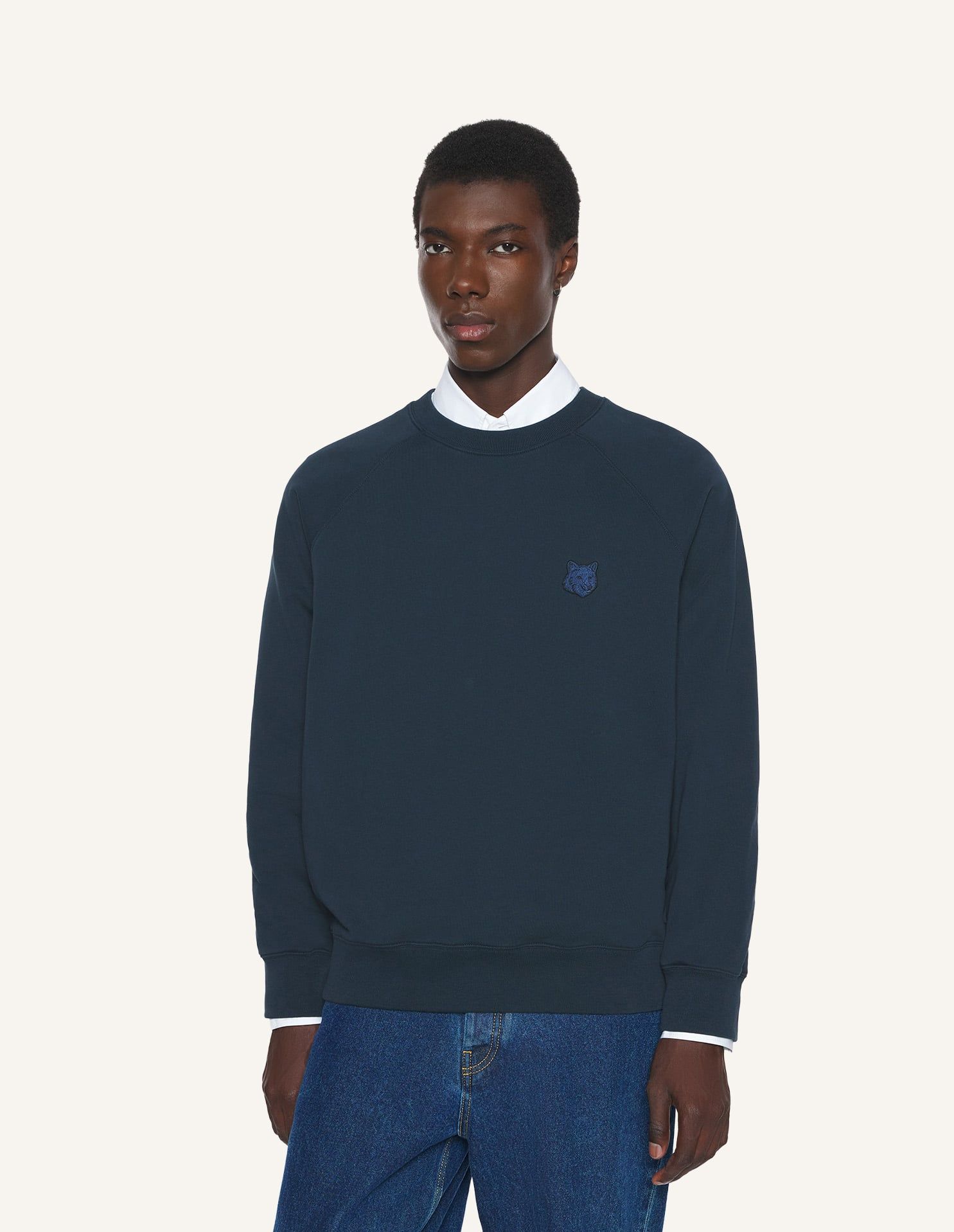 Áo sweatshirt Fox Head dáng Oversize