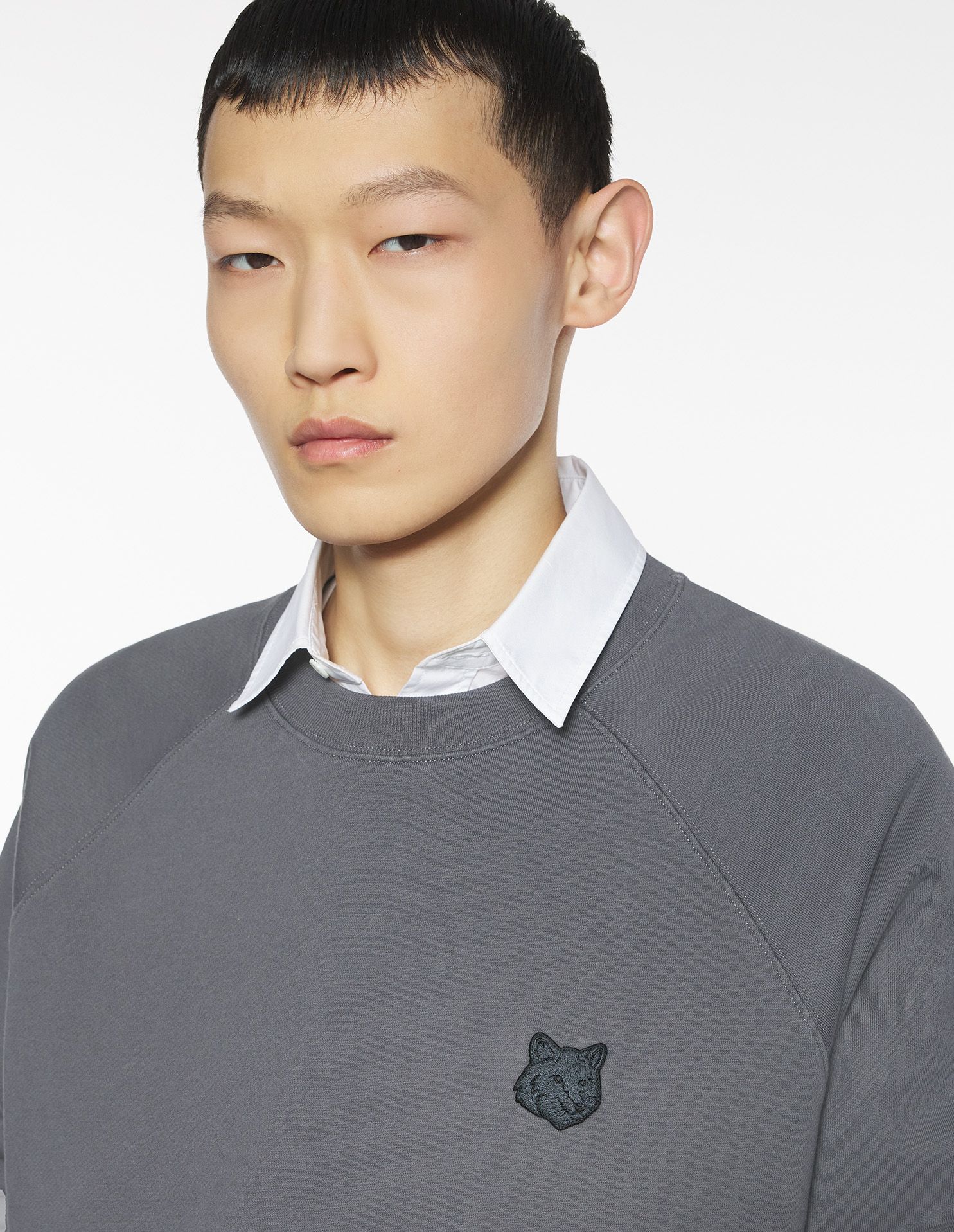 Áo sweatshirt Fox Head dáng Oversize