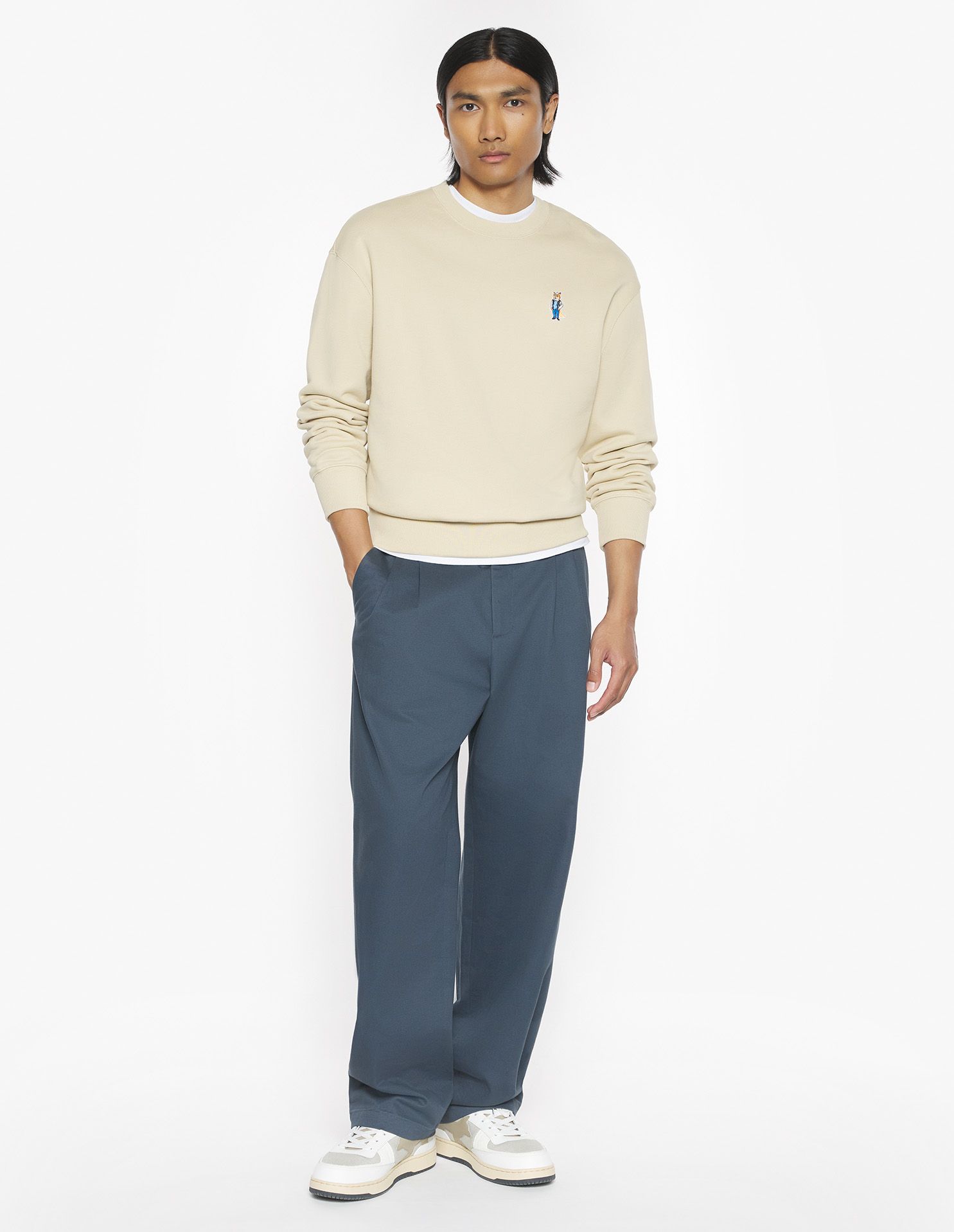 Maison Kitsuné - Áo nỉ Dressed Fox dáng Comfort