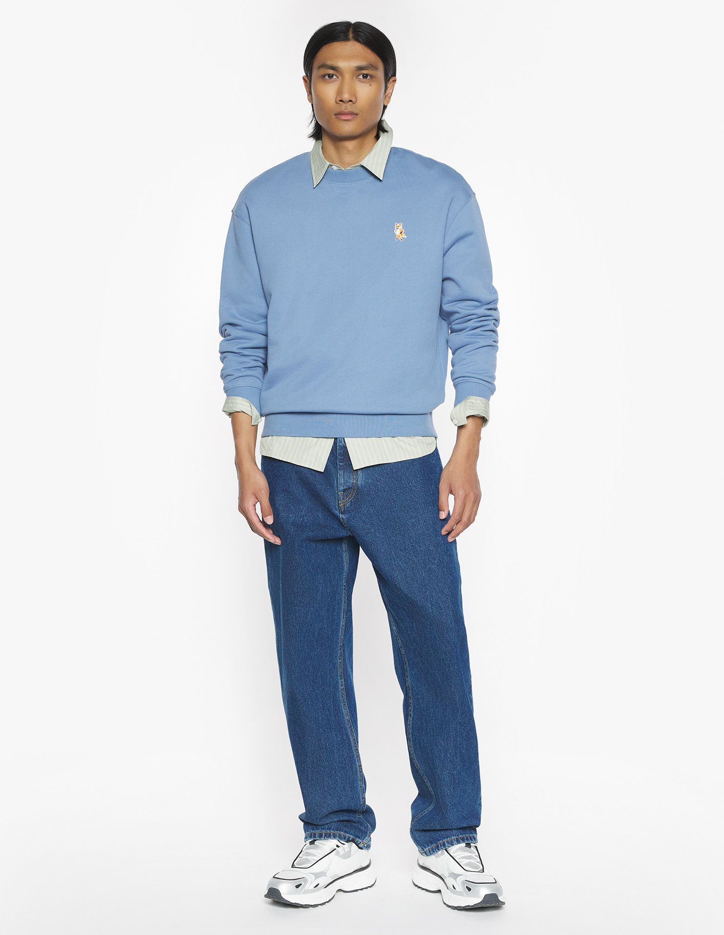 Maison Kitsuné - Áo nỉ Standing Fox dáng Comfort