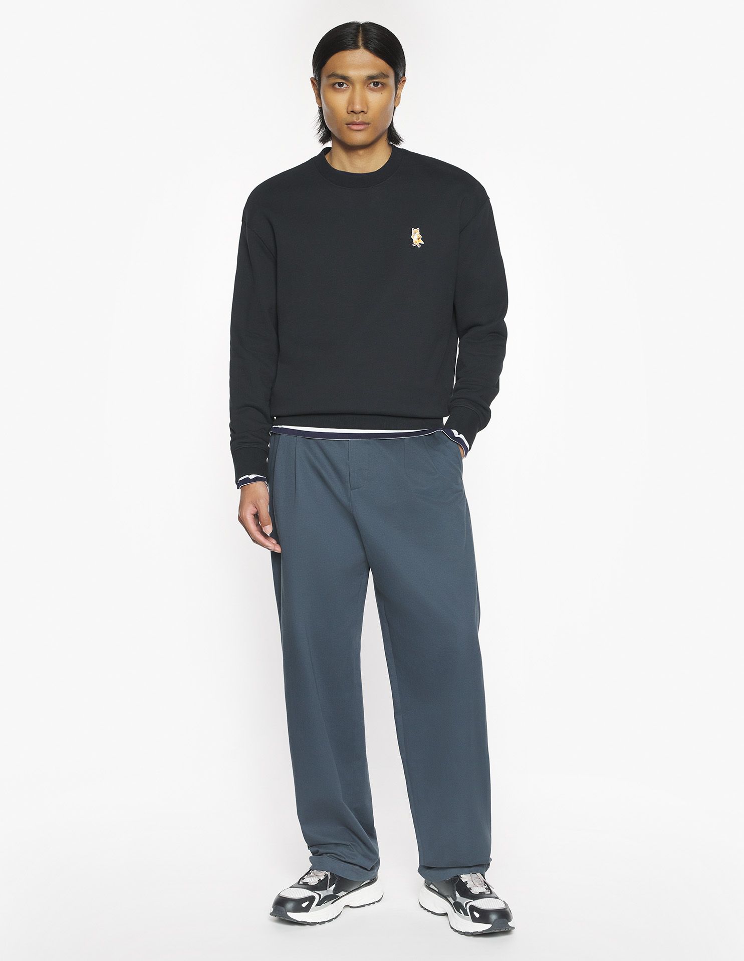 Maison Kitsuné - Áo nỉ Standing Fox dáng Comfort