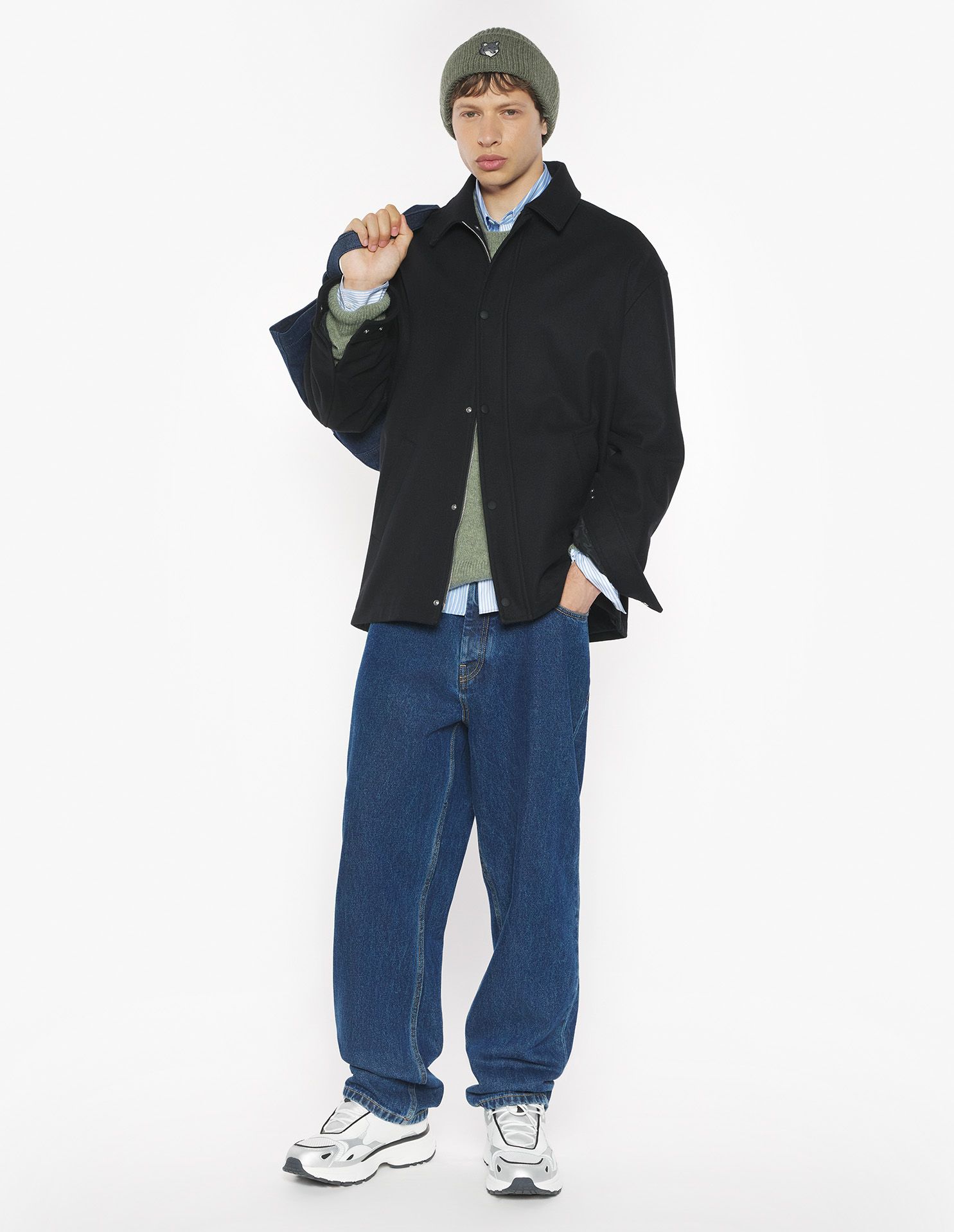 Maison Kitsuné - Áo khoác casual dáng Relaxed