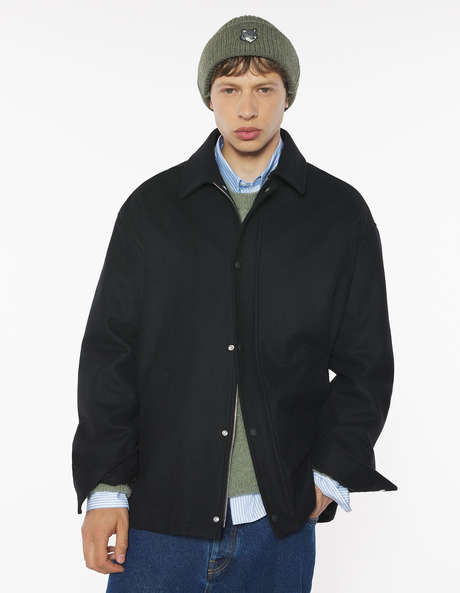 Maison Kitsuné - Áo khoác casual dáng Relaxed