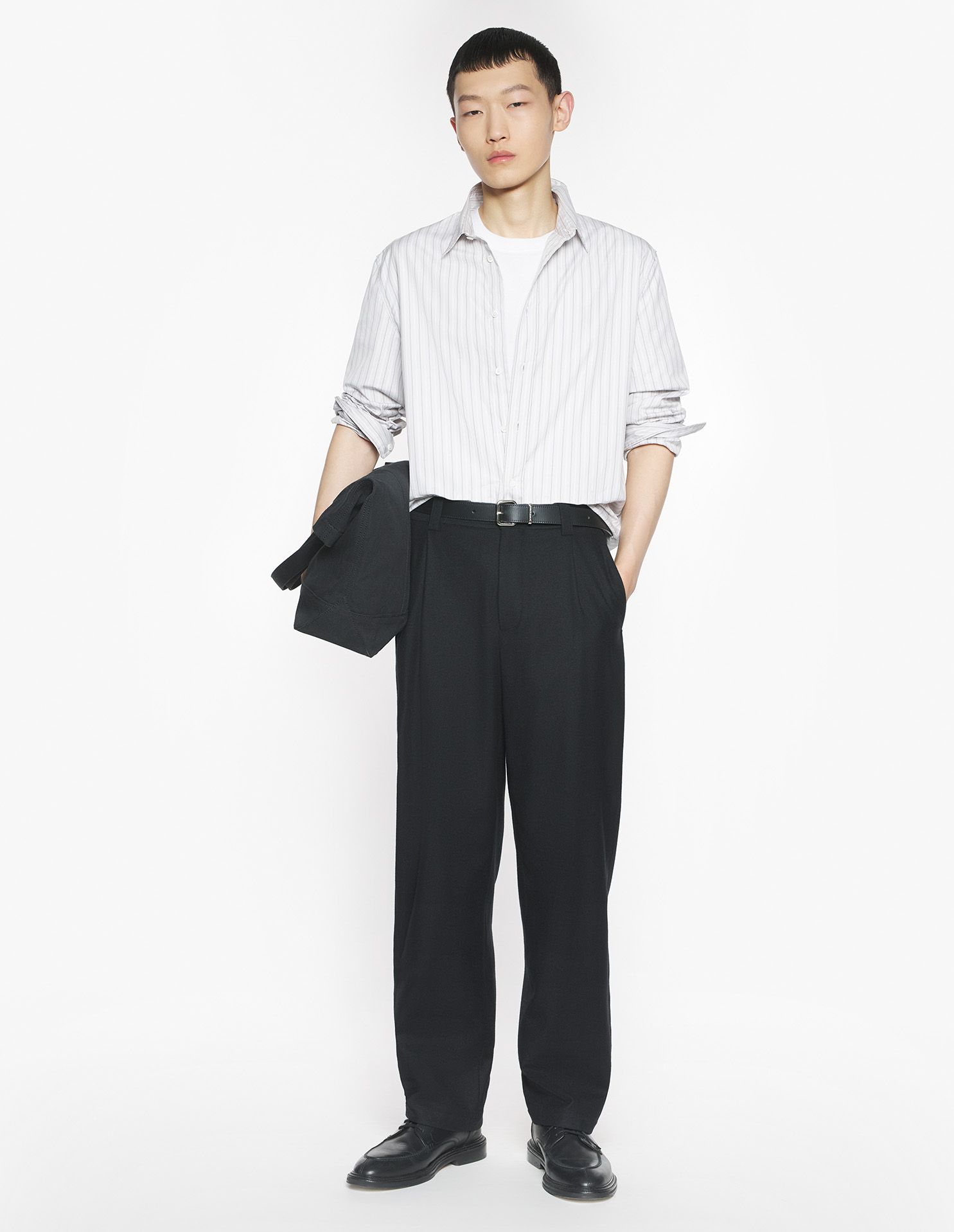 Maison Kitsuné - Áo sơ mi casual Maison Kitsuné Handwriting dáng Comfort