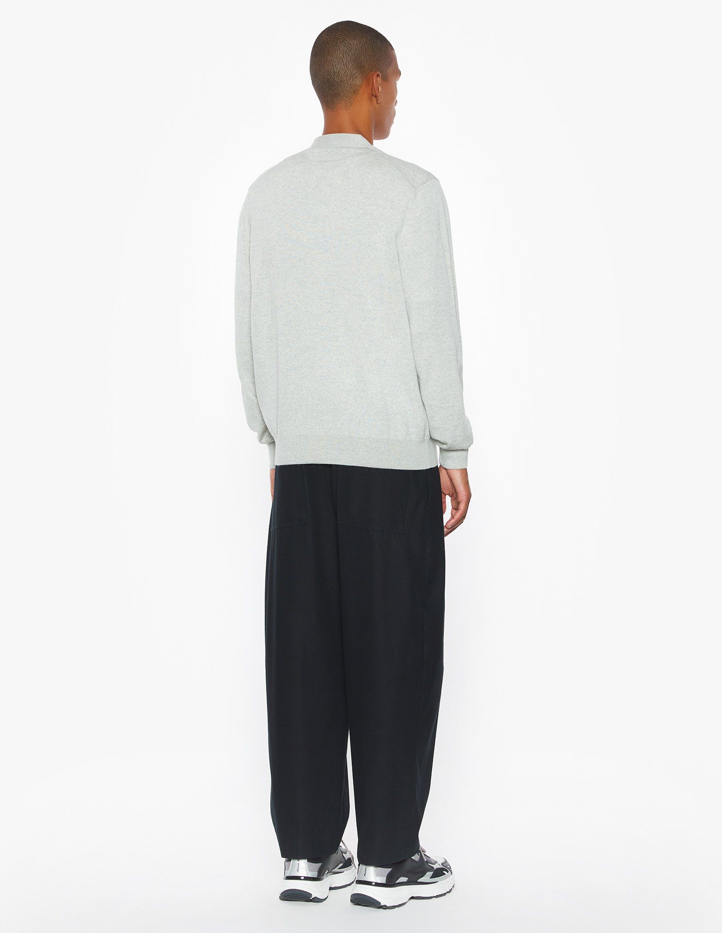 Maison Kitsuné - Áo Cardigan nam Fox Head Merino dáng Regular