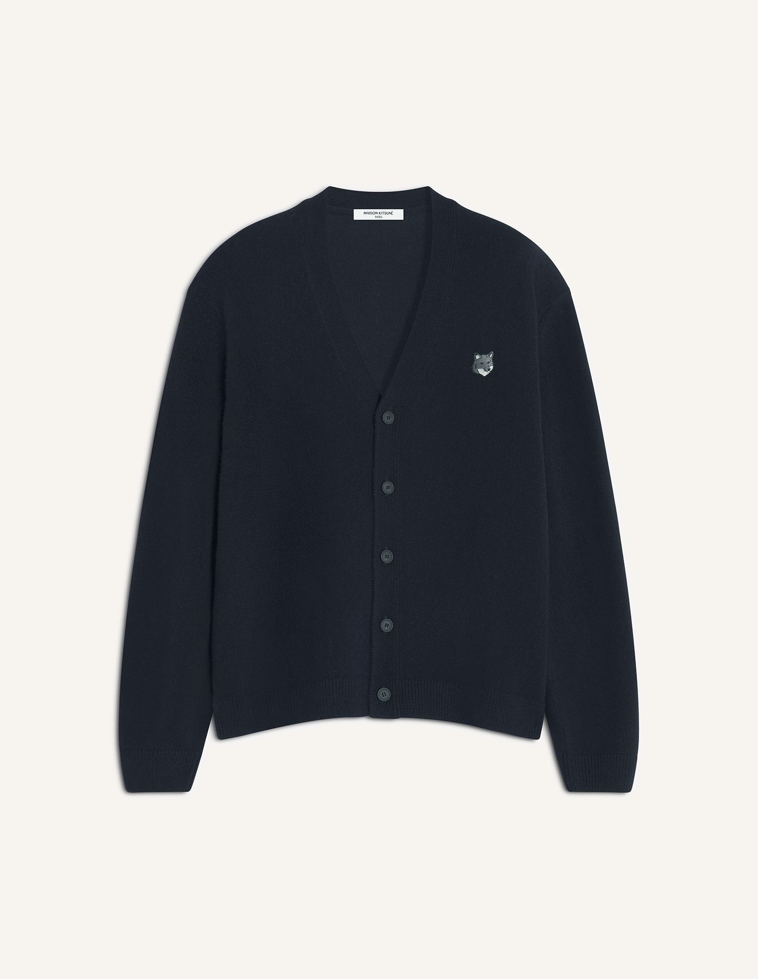Áo Cardigan nam Fox Head Lambswool dáng Comfort