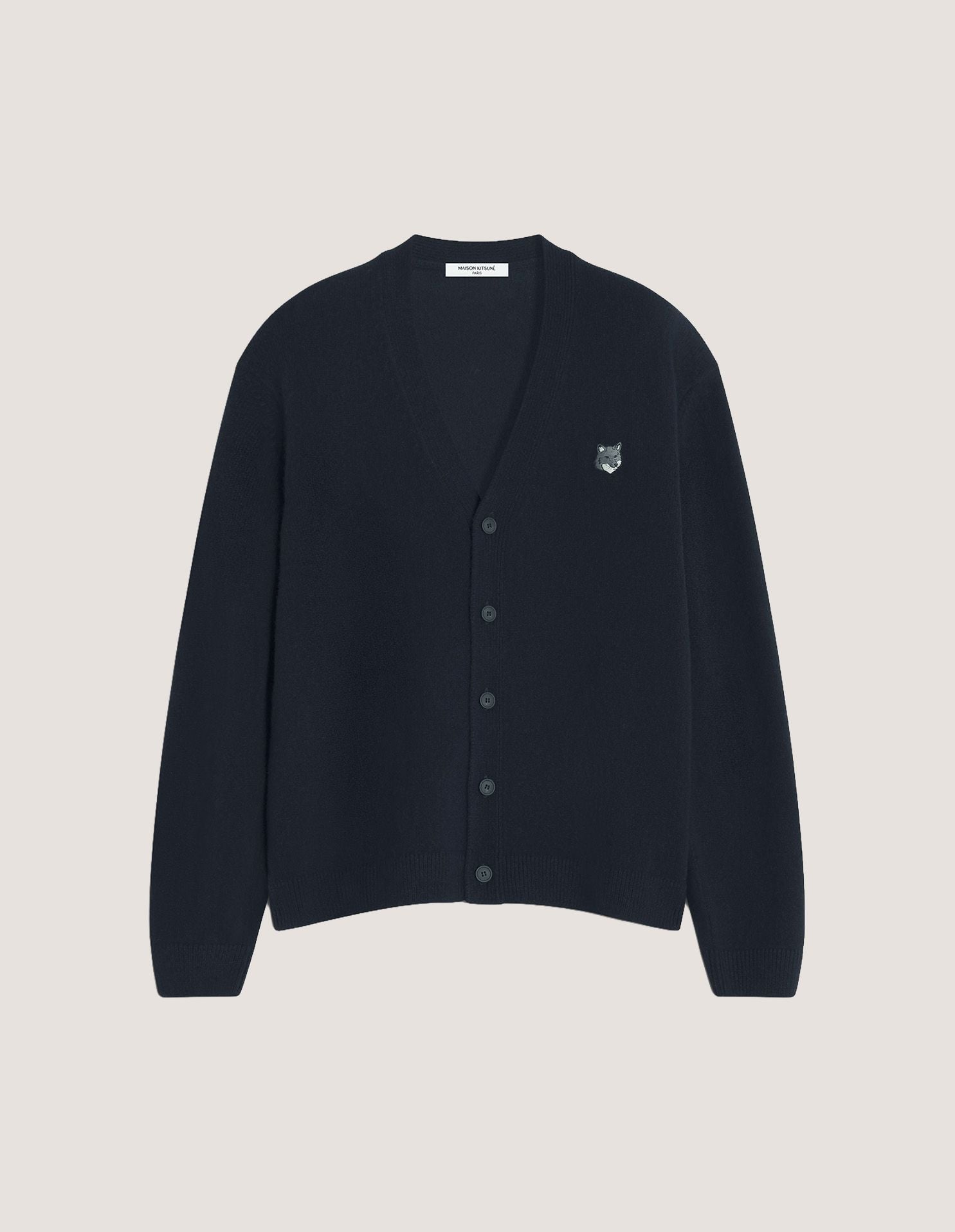 Áo Cardigan nam Fox Head Lambswool dáng Comfort