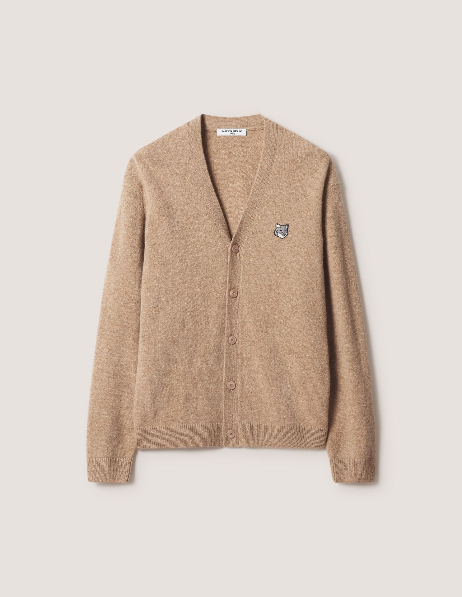 Áo Cardigan nam Fox Head Lambswool dáng Comfort