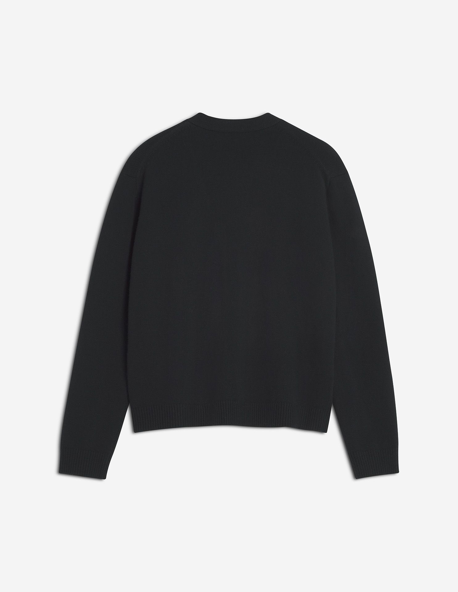 Maison Kitsuné - Áo cardigan len merino Fox Head Intarsia dáng Comfort