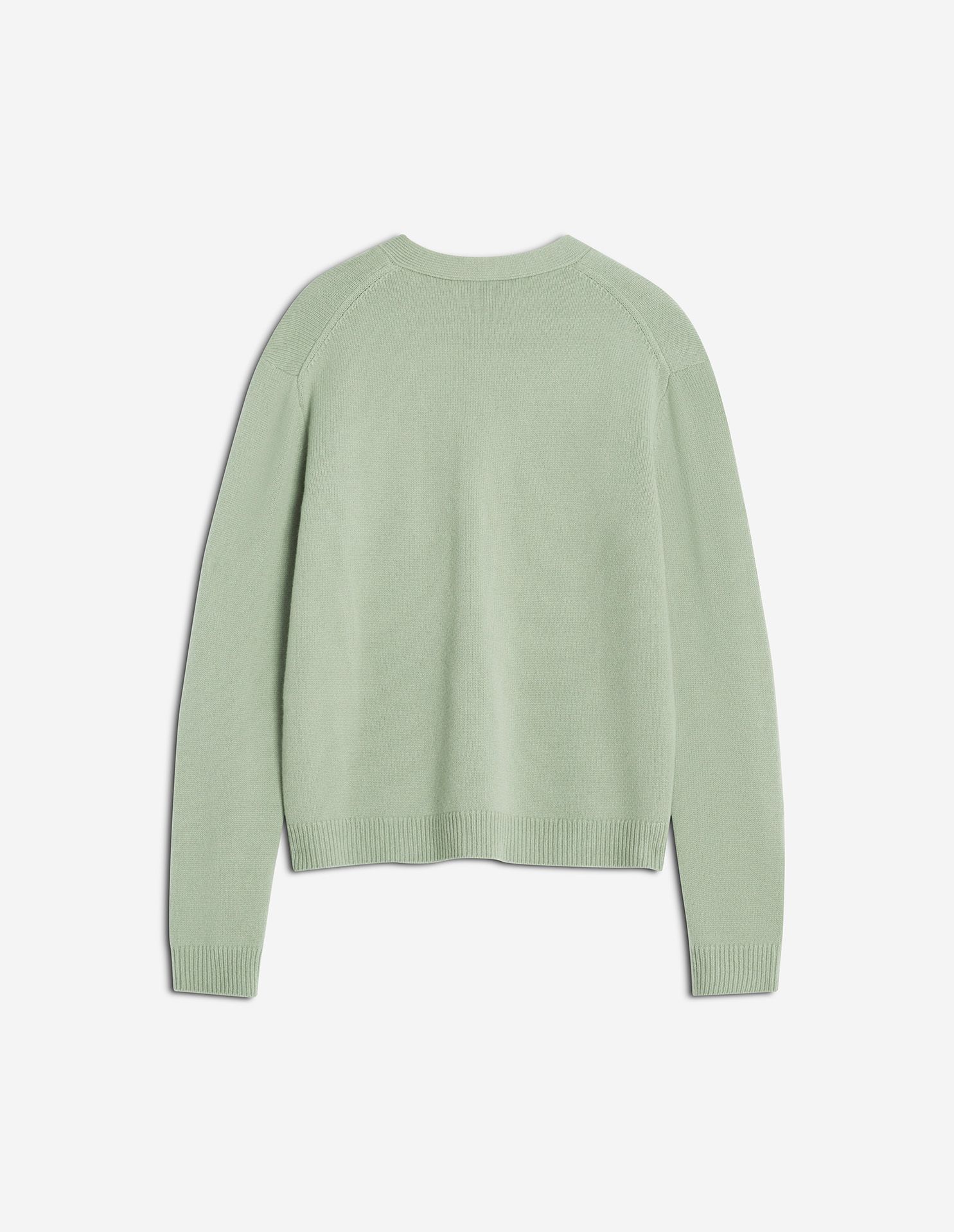 Maison Kitsuné - Áo cardigan len merino Fox Head Intarsia dáng Comfort