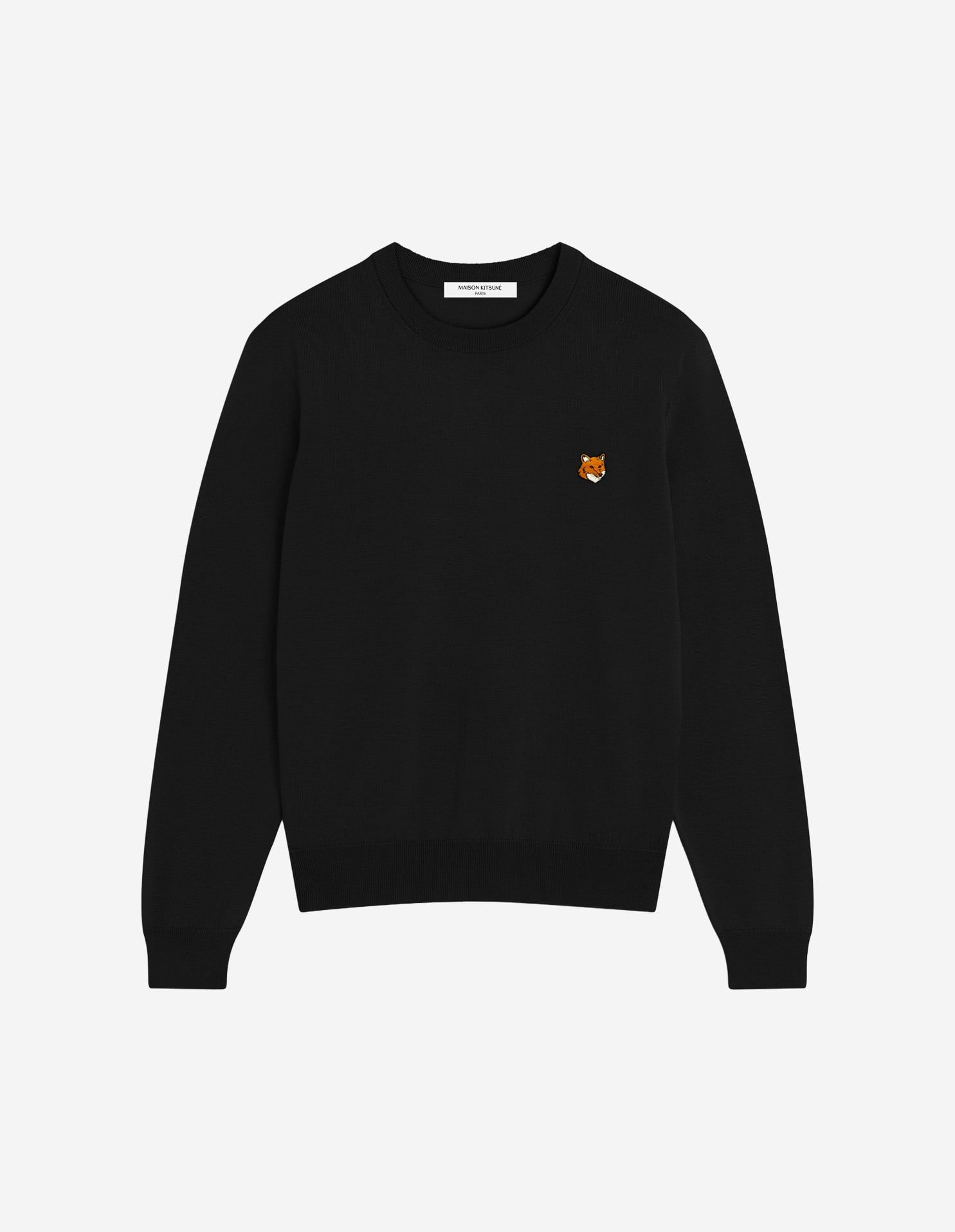 Maison Kitsuné - Áo len nam Fox Head Merino dáng Regular