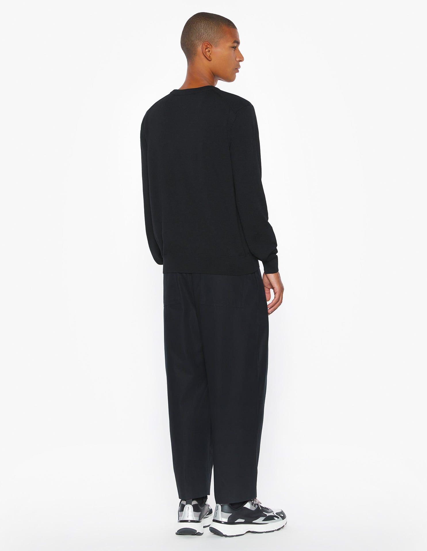 Maison Kitsuné - Áo len nam Fox Head Merino dáng Regular