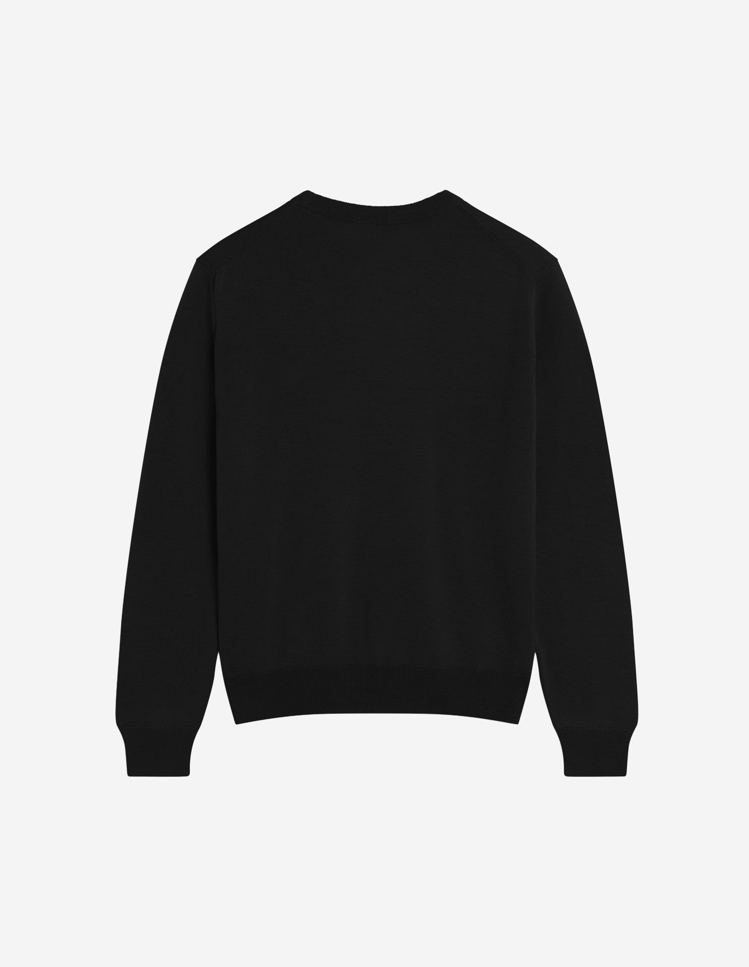 Maison Kitsuné - Áo len nam Fox Head Merino dáng Regular