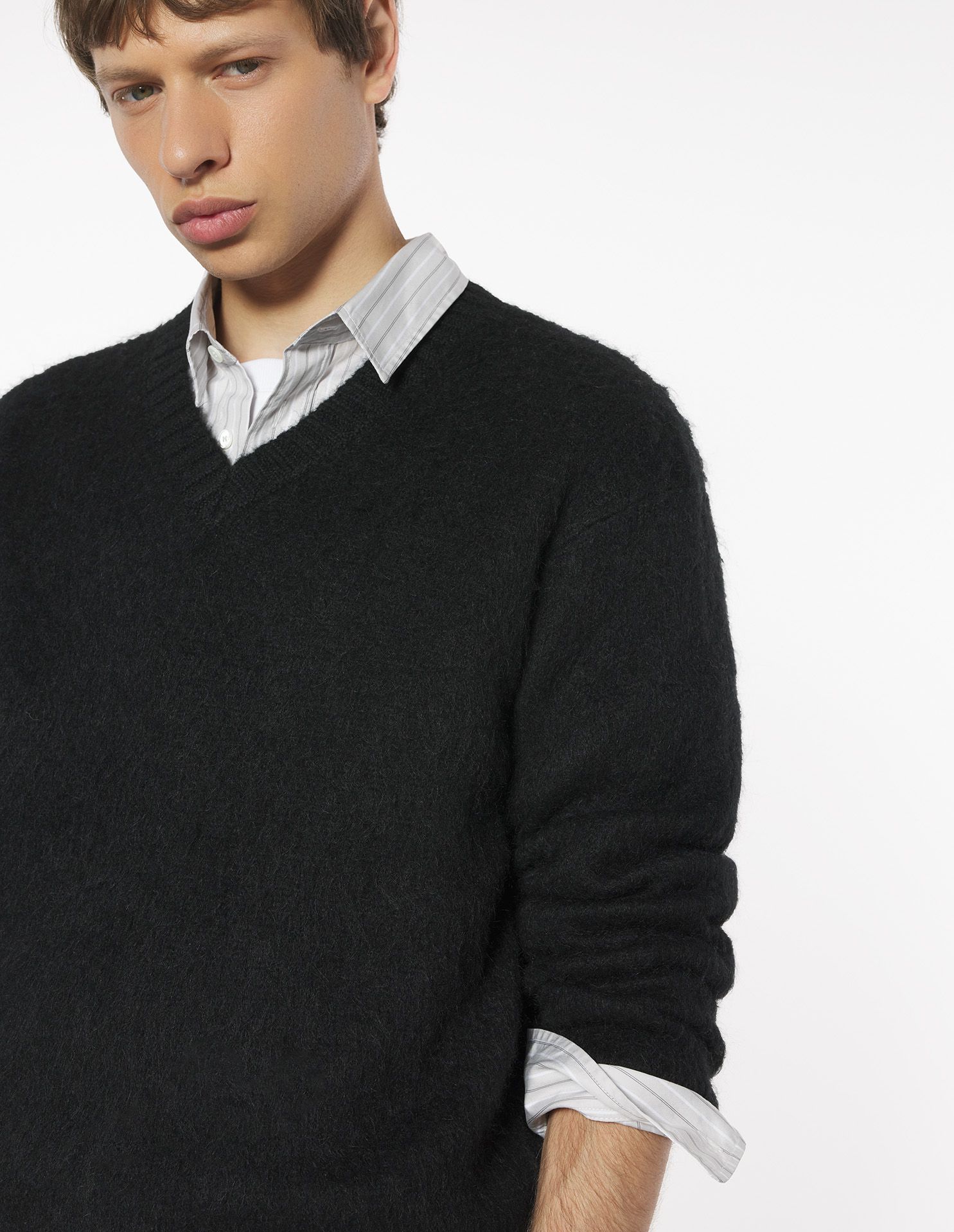 Maison Kitsuné - Áo len Mohair dáng Comfort