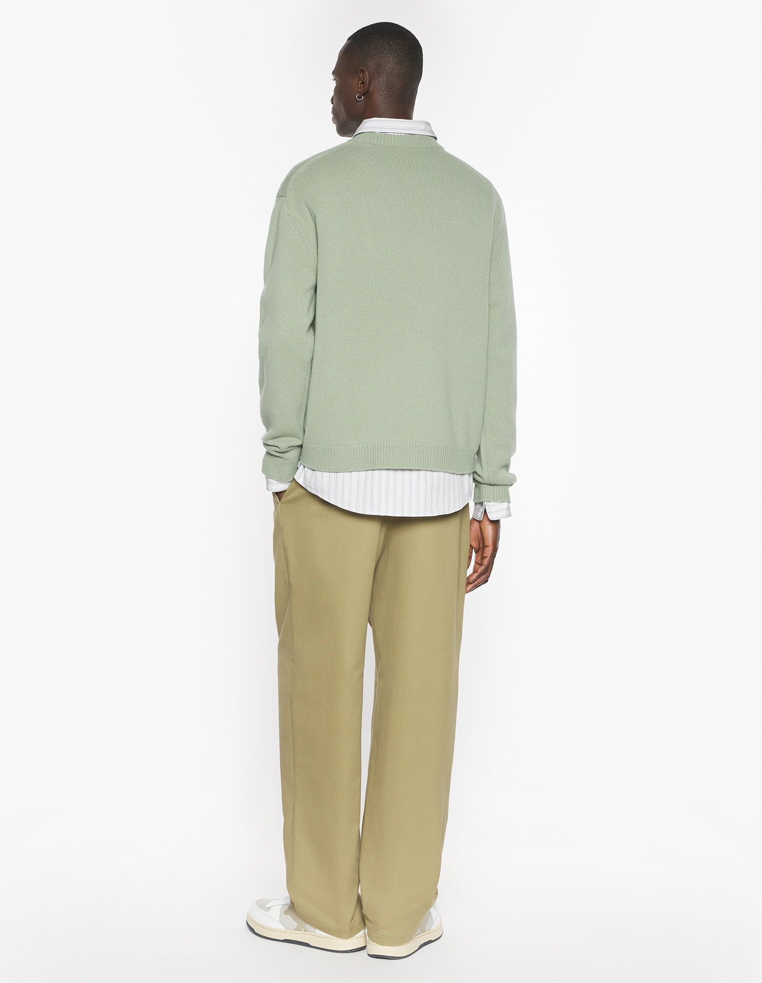 Maison Kitsuné - Áo len merino Fox Head Intarsia dáng Comfort