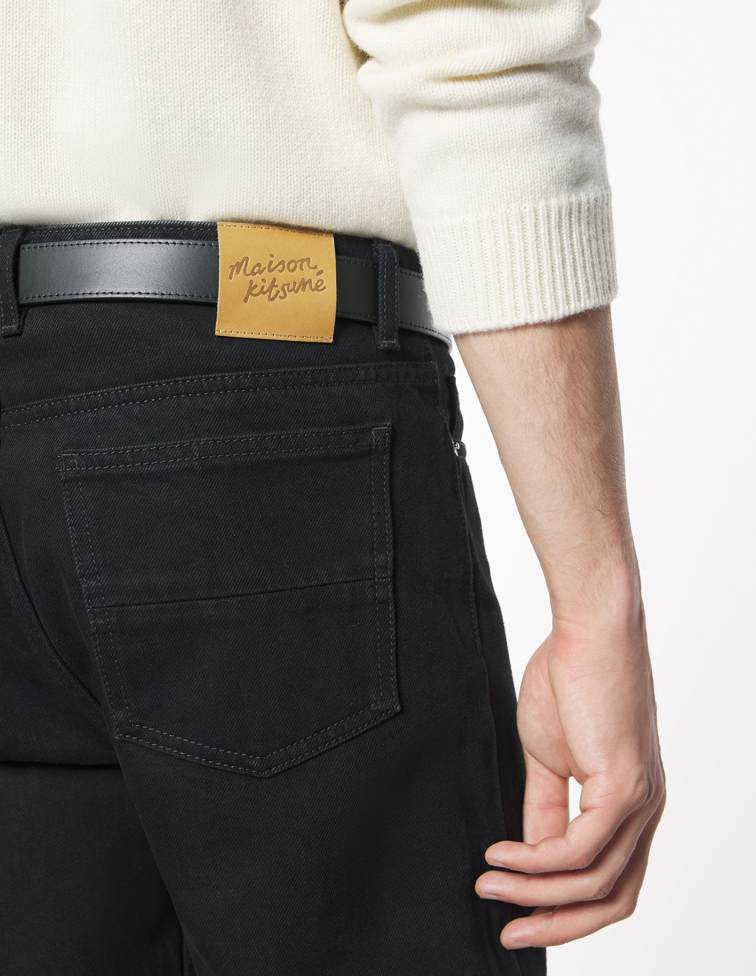 Maison Kitsuné - Quần jeans dáng Straight