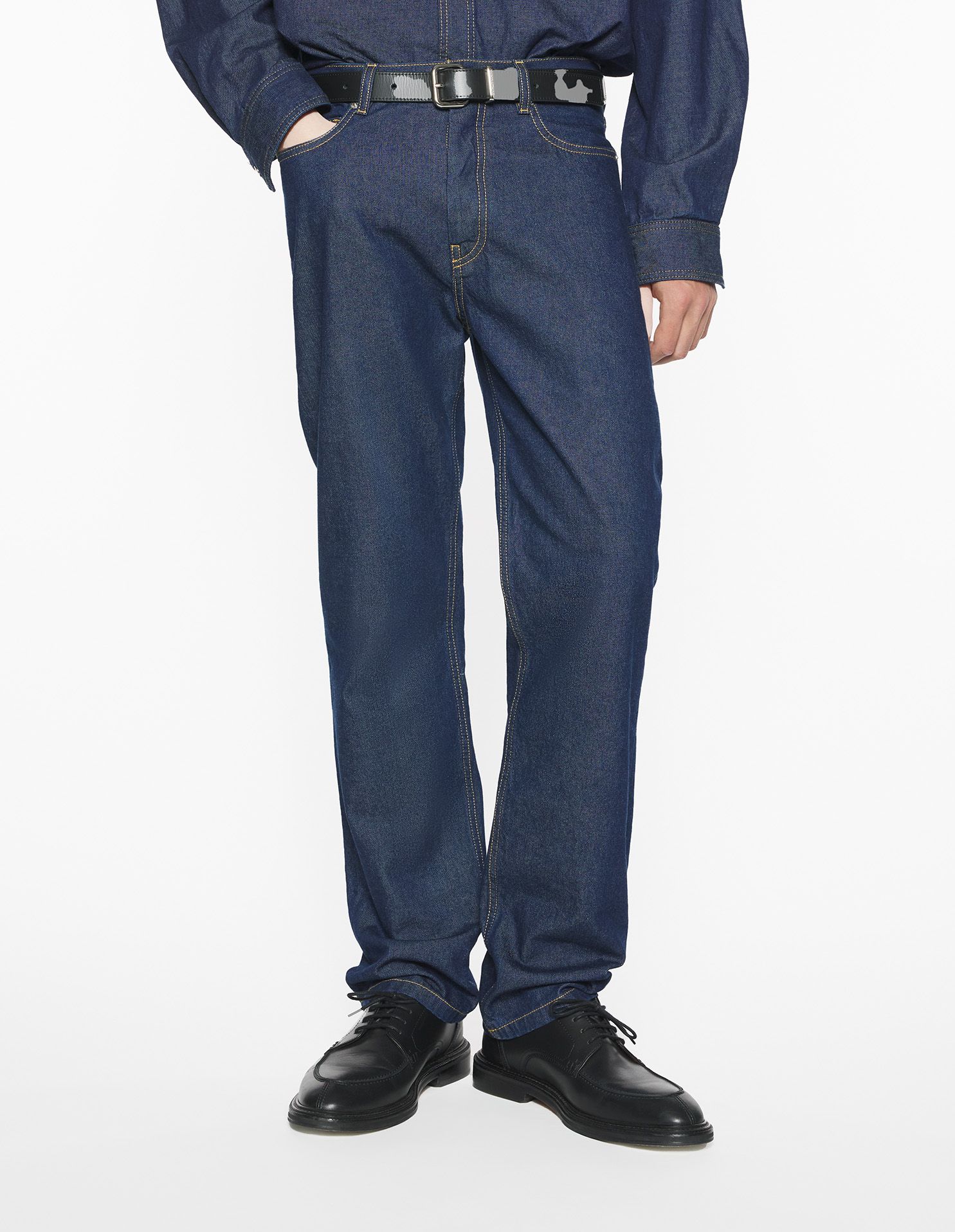 Maison Kitsuné - Quần jeans dáng Straight