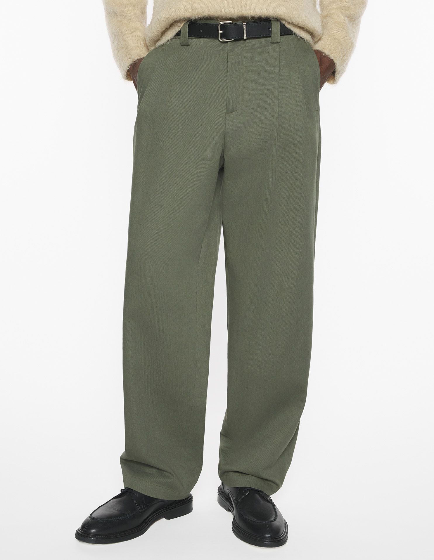 Maison Kitsuné - Quần tây xếp ly dáng Relaxed
