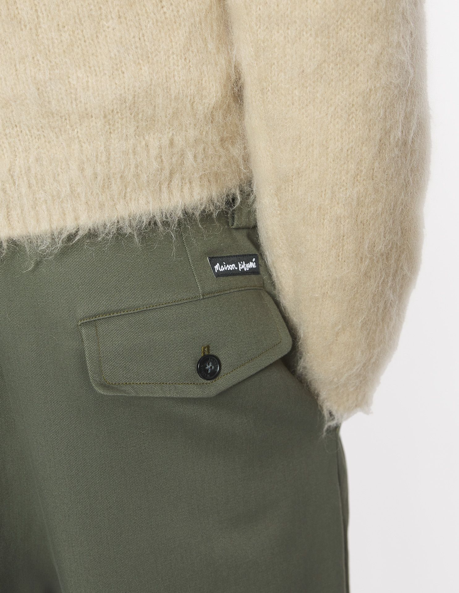 Maison Kitsuné - Quần tây xếp ly dáng Relaxed