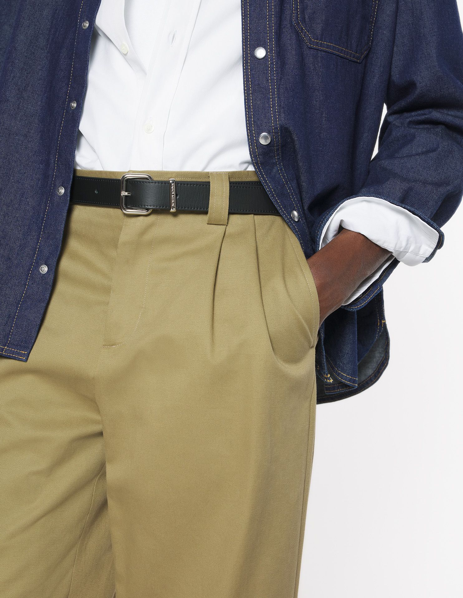 Maison Kitsuné - Quần tây xếp ly dáng Relaxed