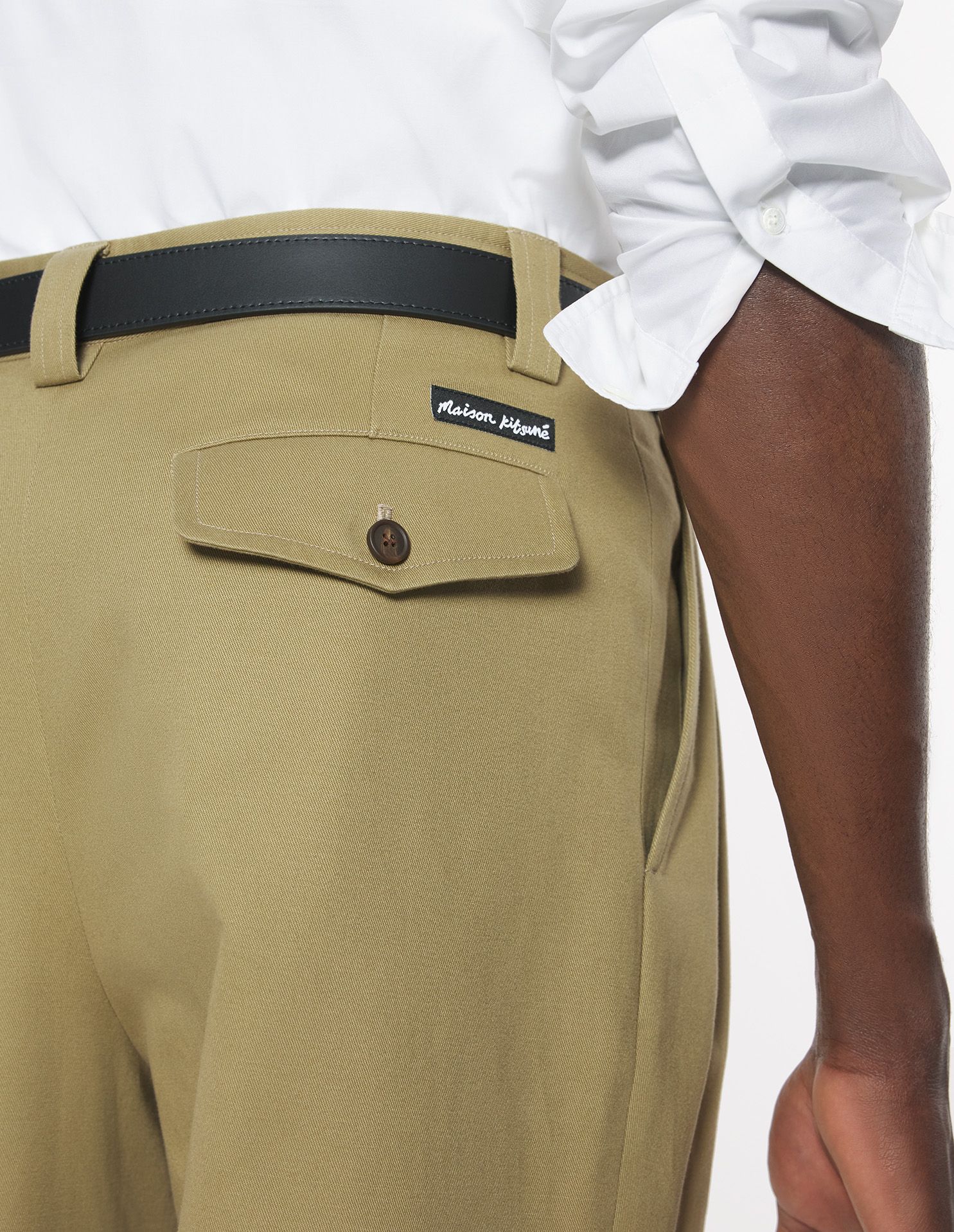 Maison Kitsuné - Quần tây xếp ly dáng Relaxed