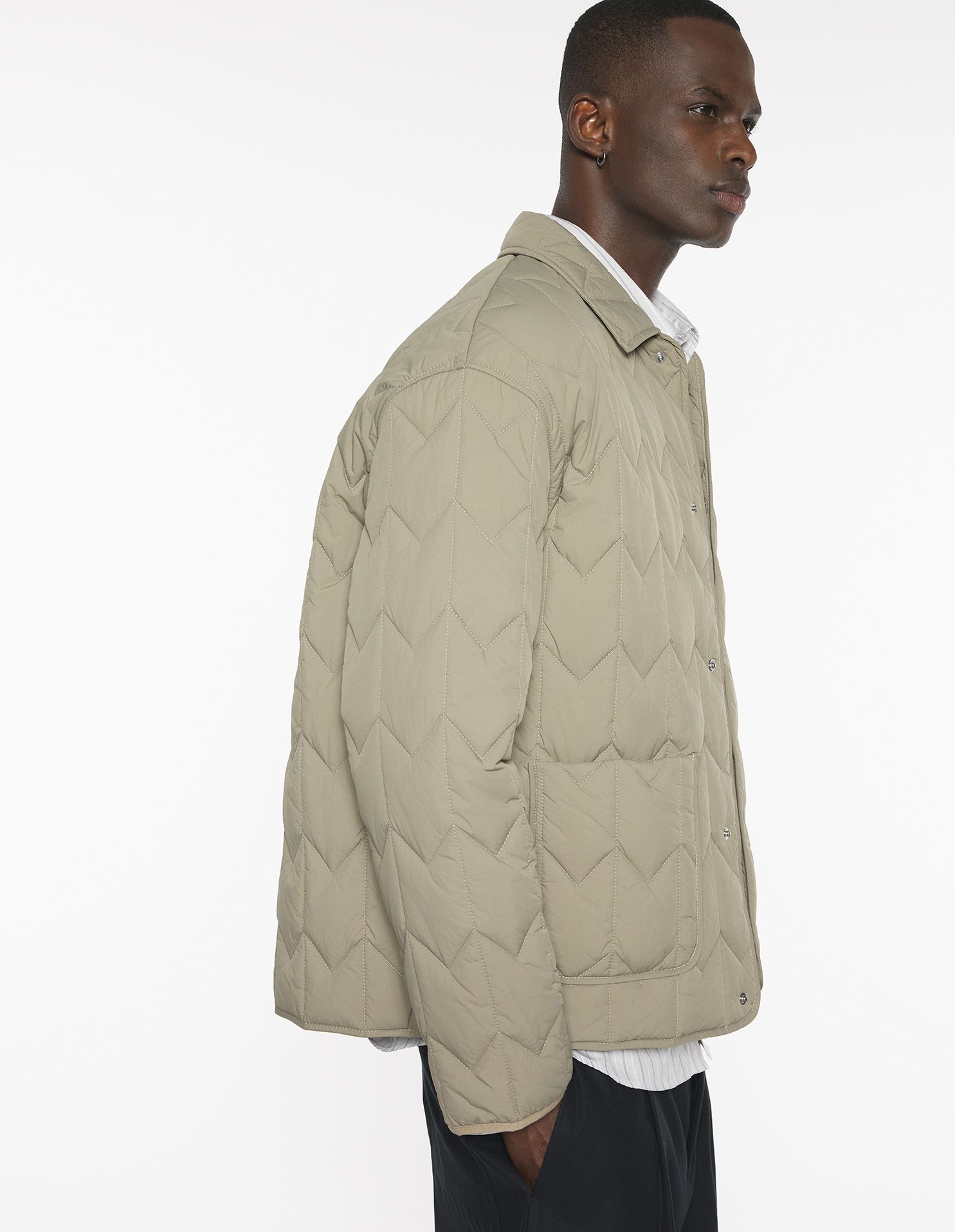 Maison Kitsuné - Áo khoác quilted dáng Comfort