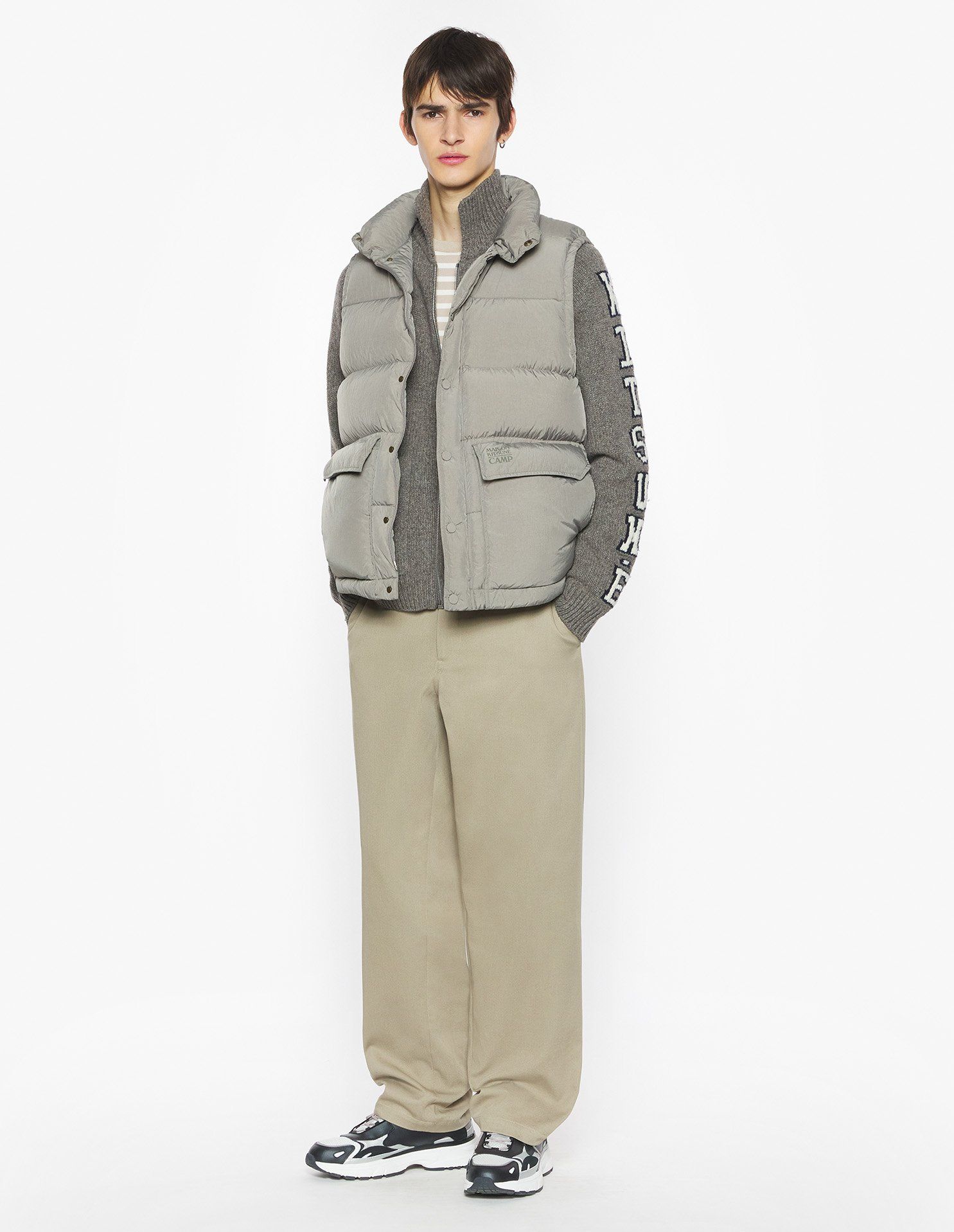Maison Kitsuné - Áo phao không tay dáng Comfort