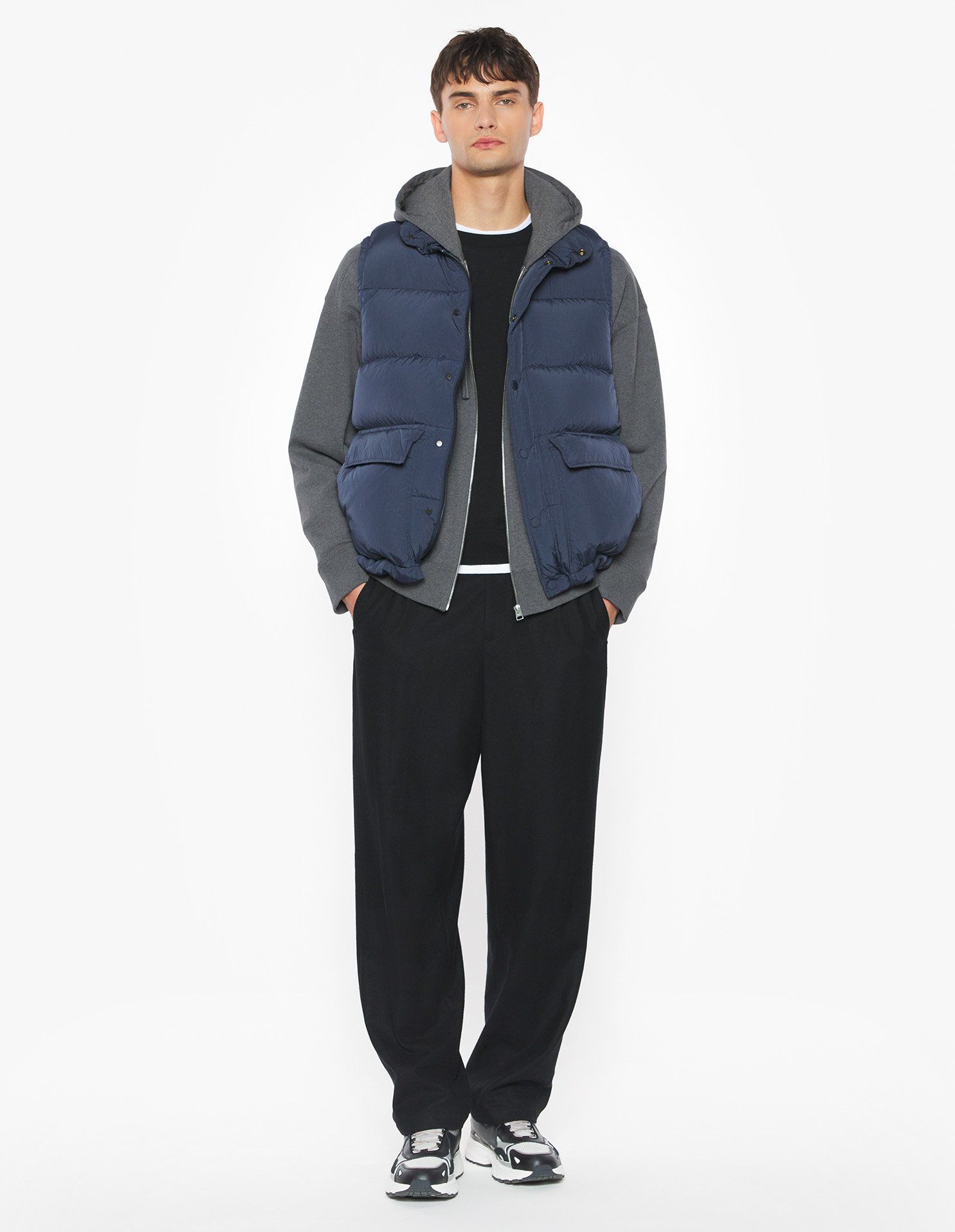 Maison Kitsuné - Áo phao không tay dáng Comfort