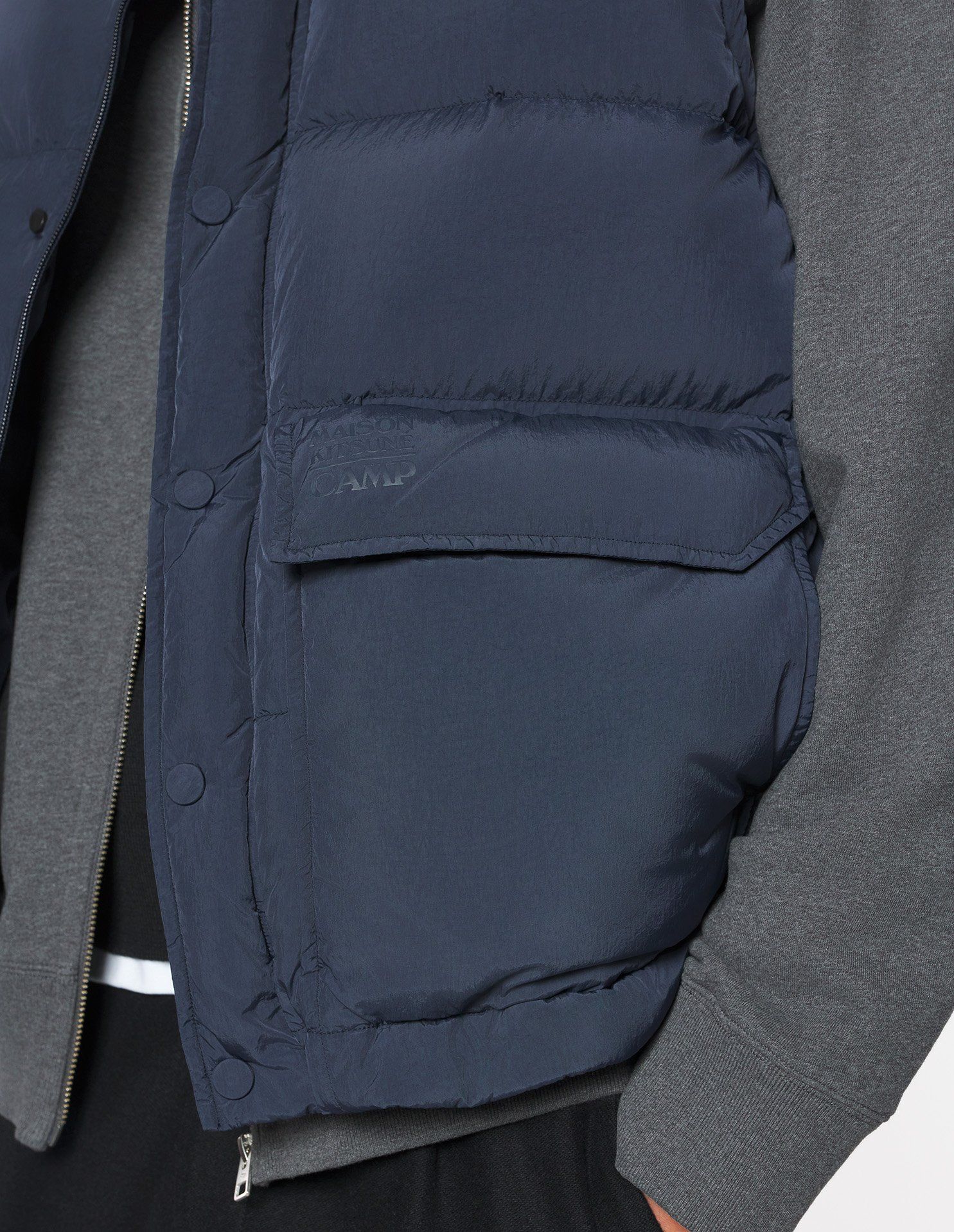 Maison Kitsuné - Áo phao không tay dáng Comfort
