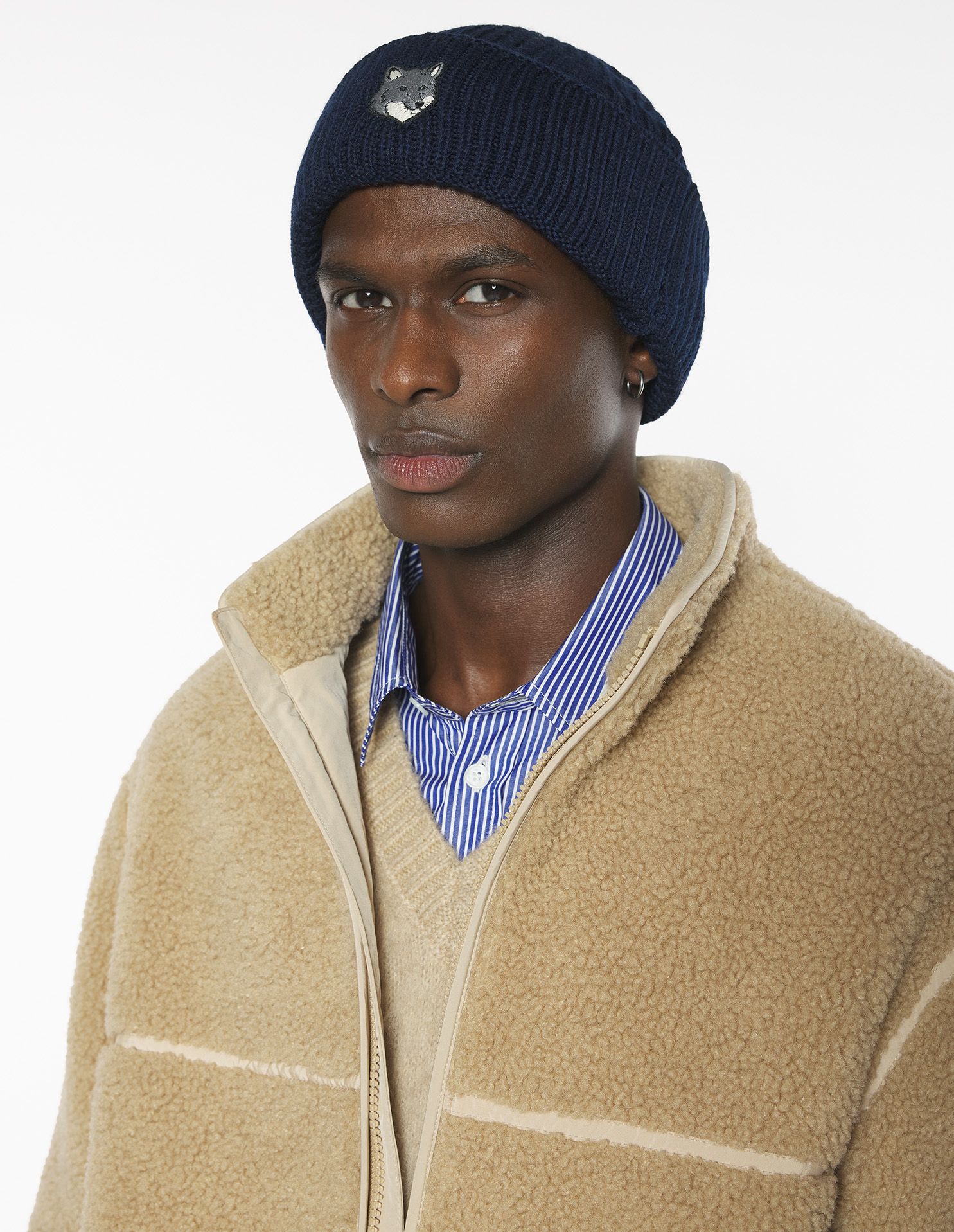 Maison Kitsuné - Mũ len Fox Head size lớn