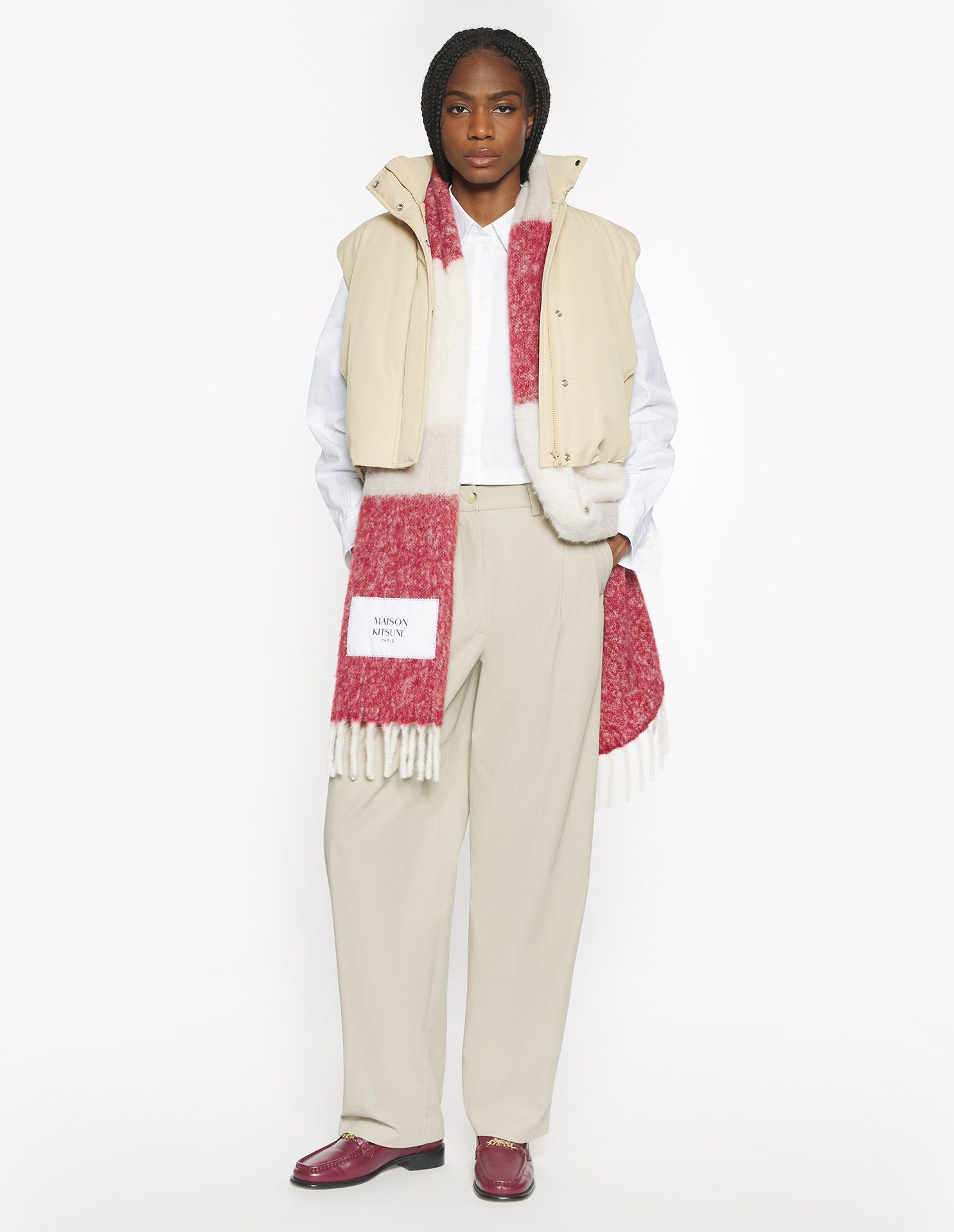 Maison Kitsuné - Khăn len Alpaca