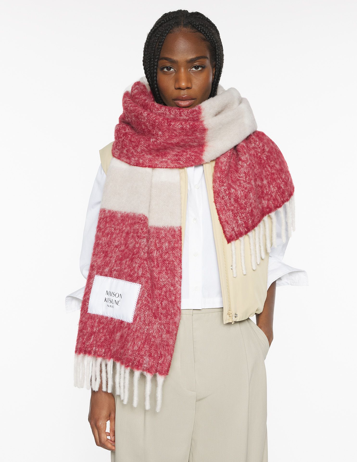 Maison Kitsuné - Khăn len Alpaca