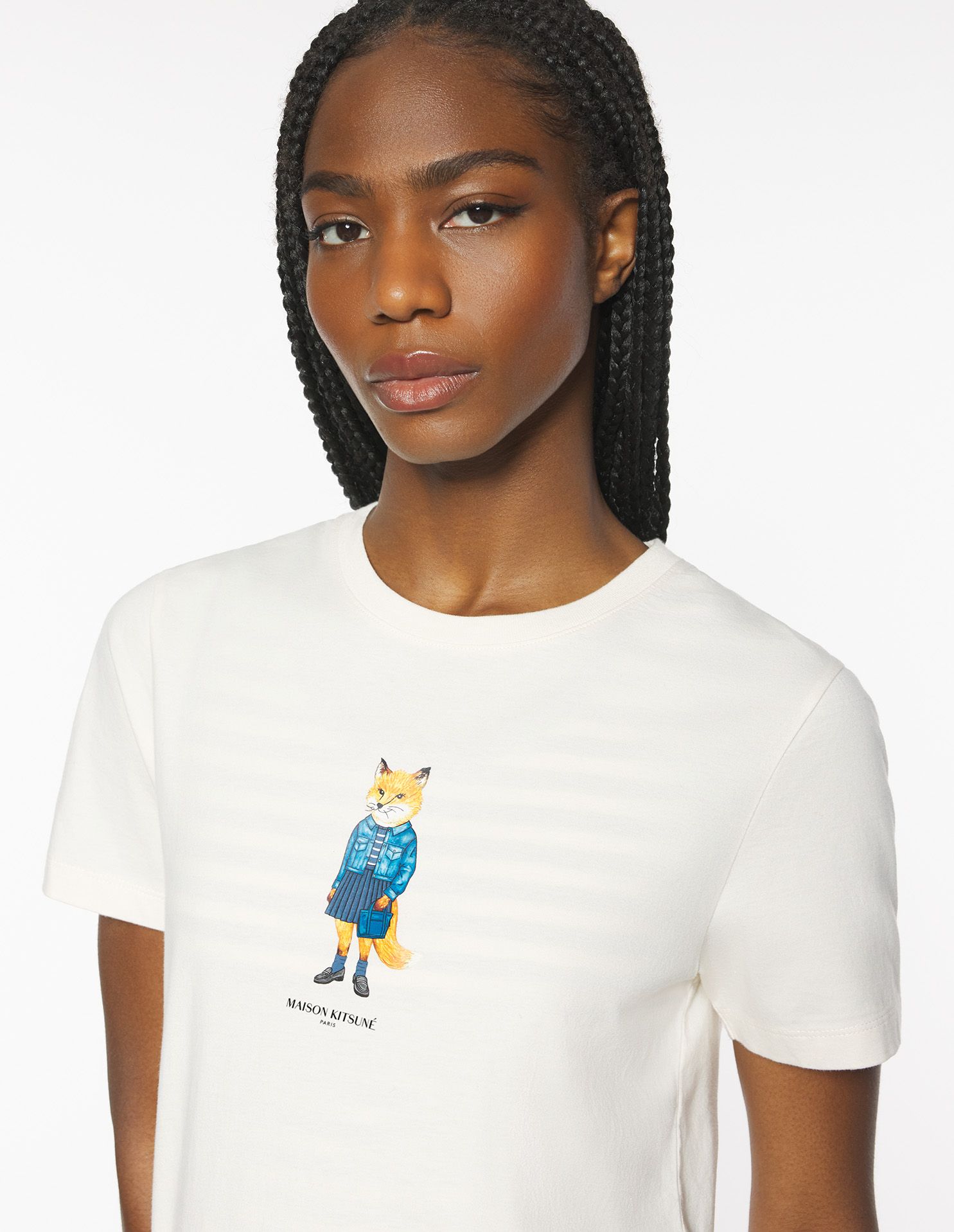 Maison Kitsuné - Áo phông Dressed Fox dáng Regular