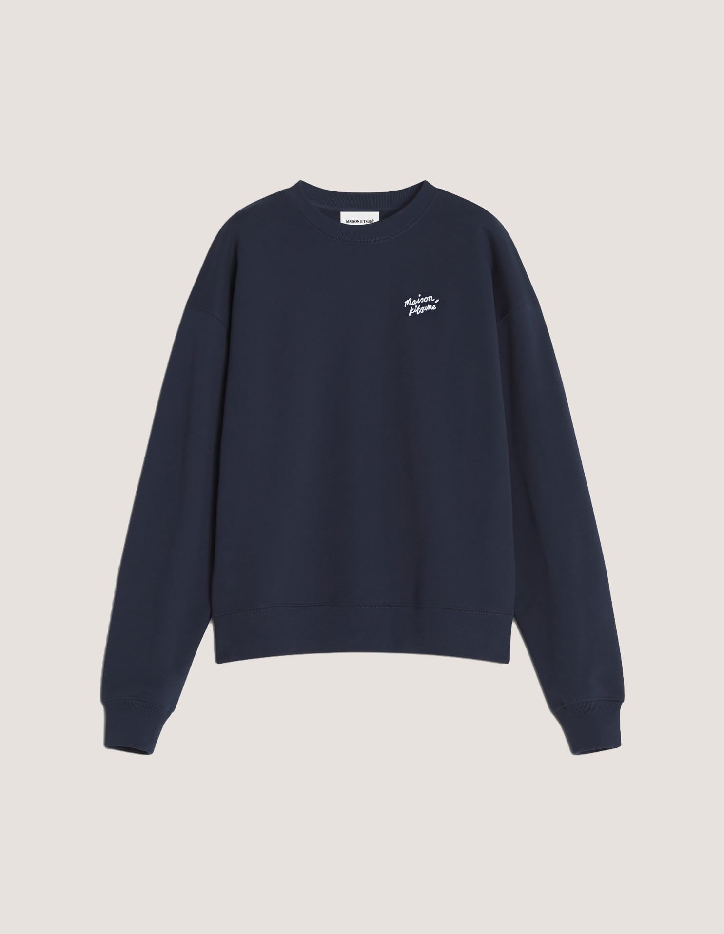 Áo nỉ nữ Maison Kitsuné Handwriting dáng Comfort