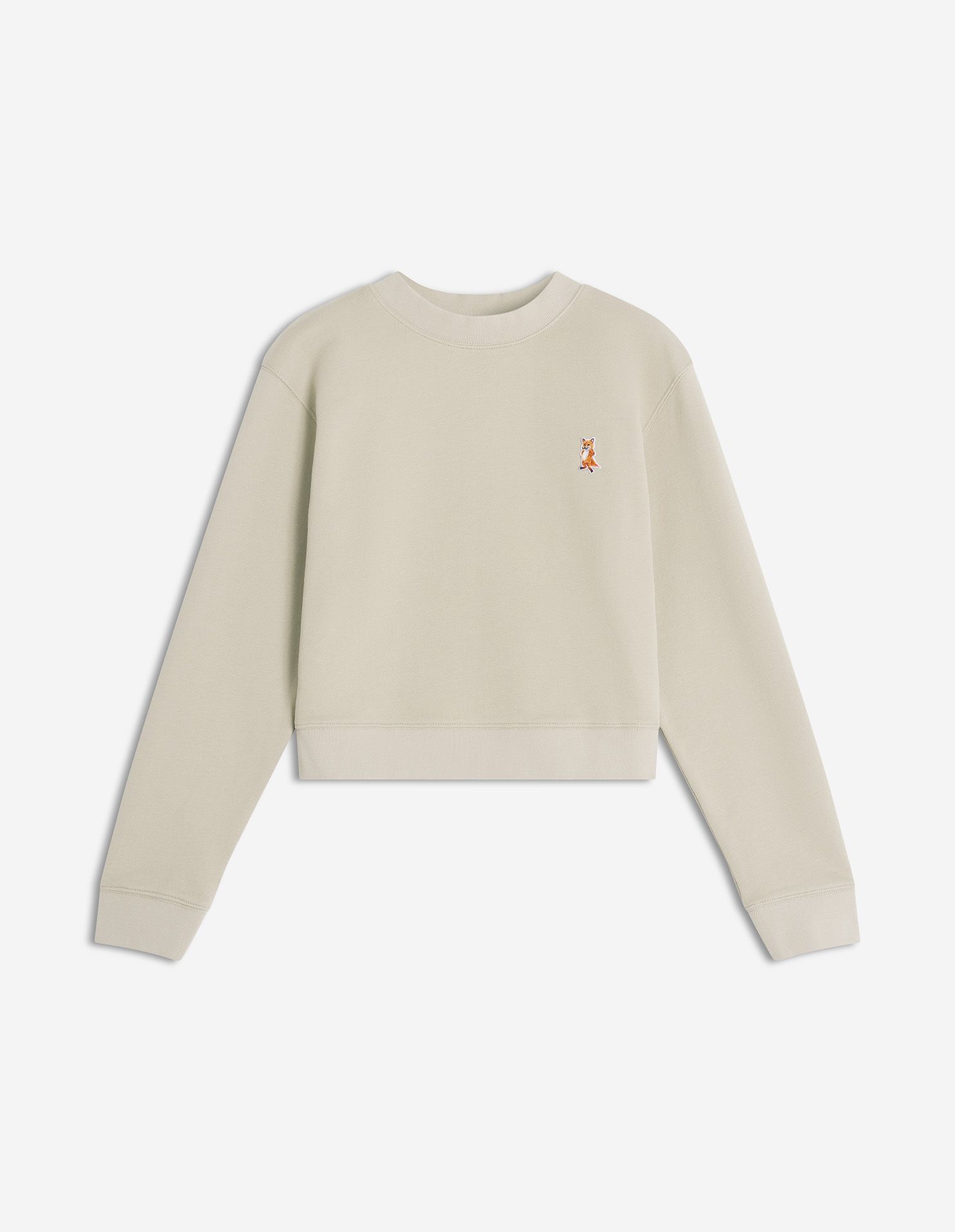 Maison Kitsuné - Áo nỉ Lady Fox dáng Cropped