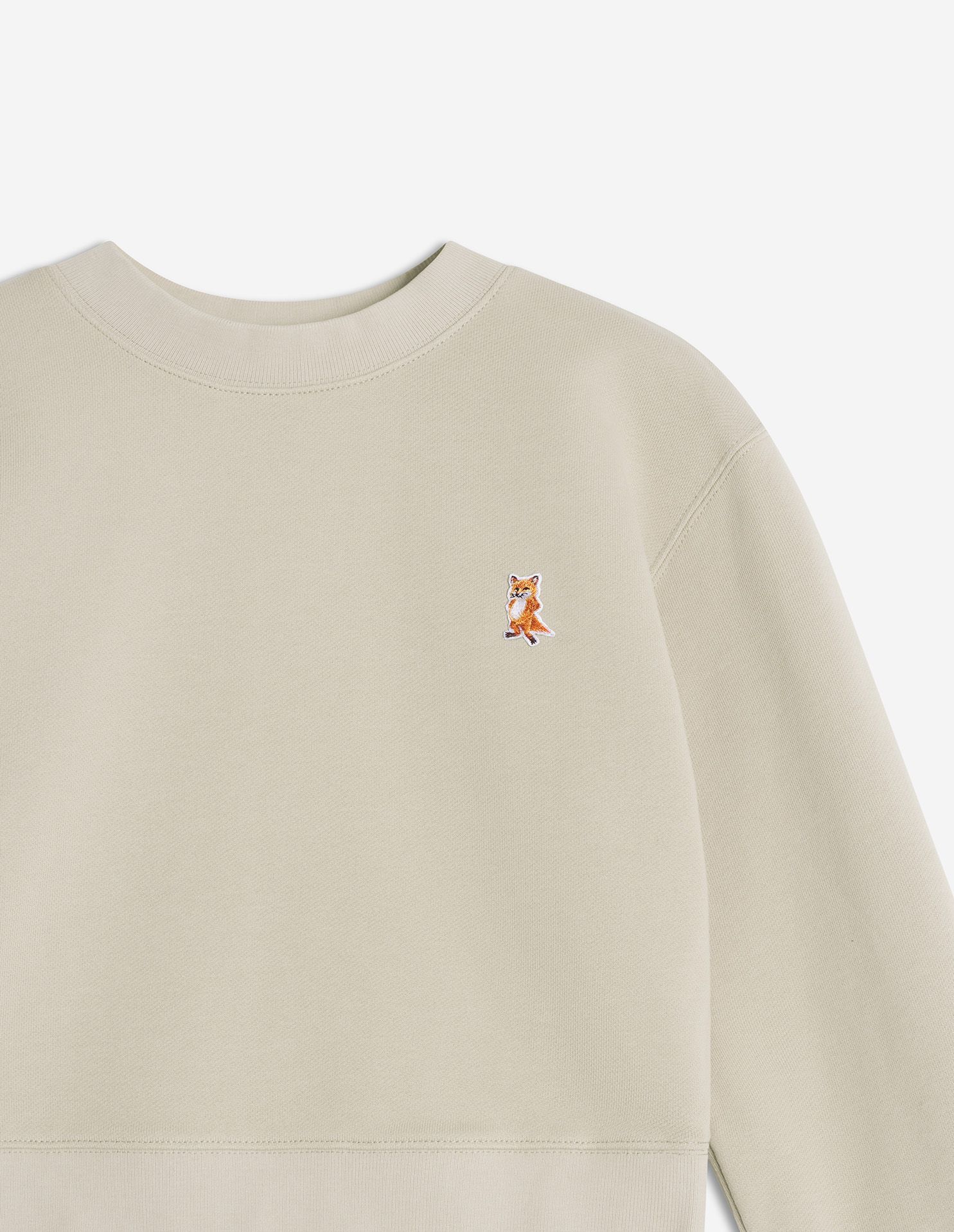 Maison Kitsuné - Áo nỉ Lady Fox dáng Cropped