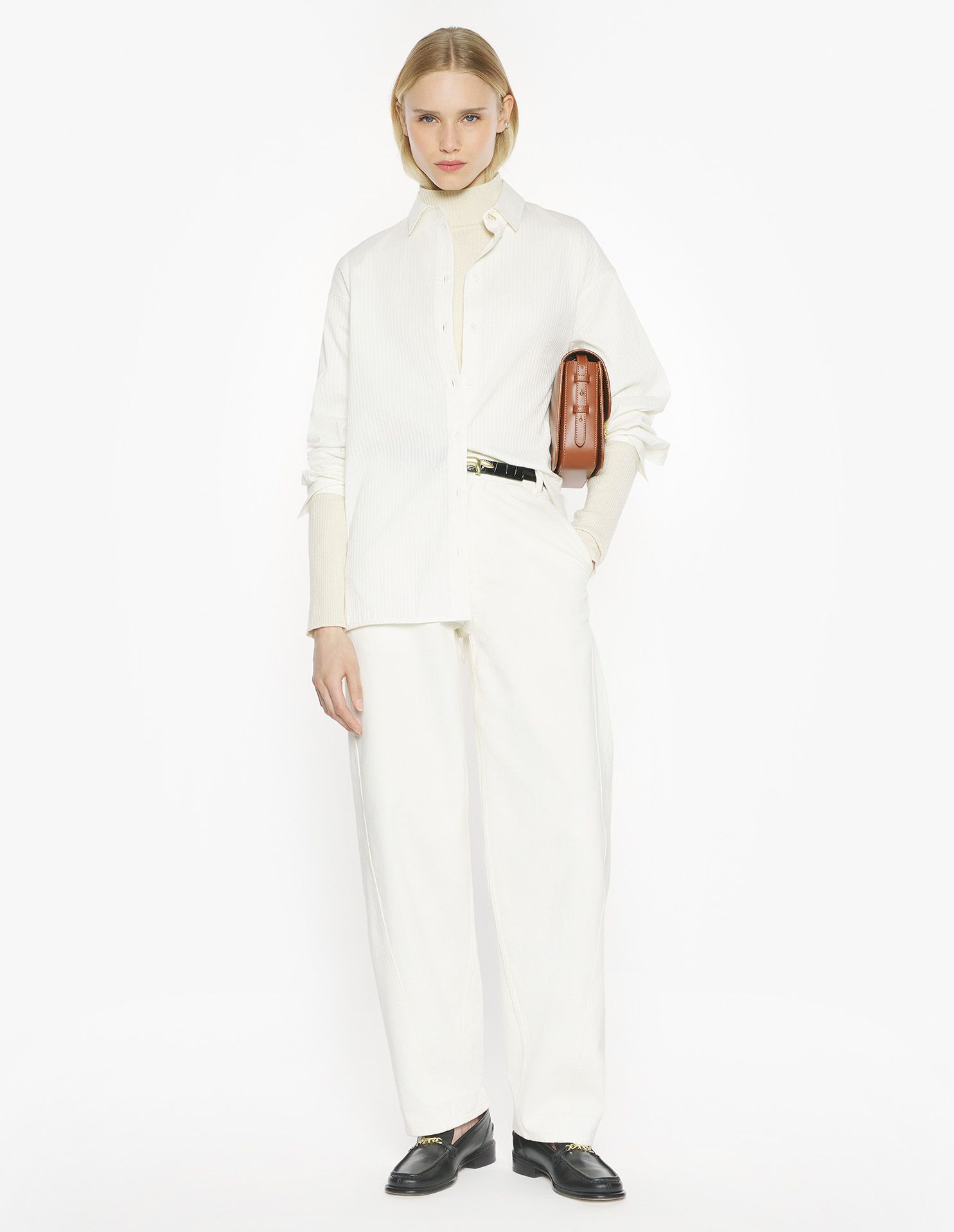 Maison Kitsuné - Áo sơ mi nữ casual dáng Regular