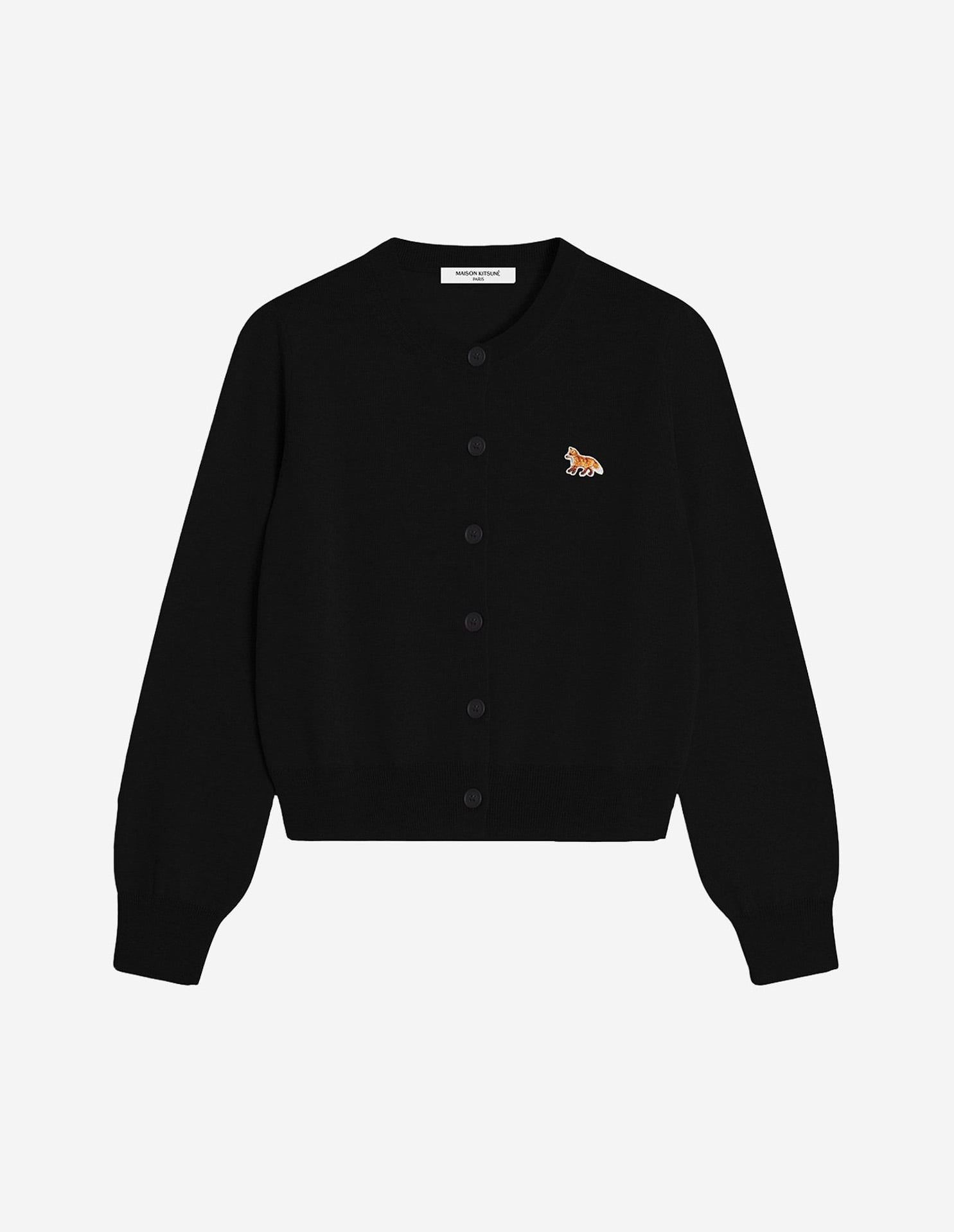 Maison Kitsuné - Áo Cardigan nữ Baby Fox Merino dáng Regular