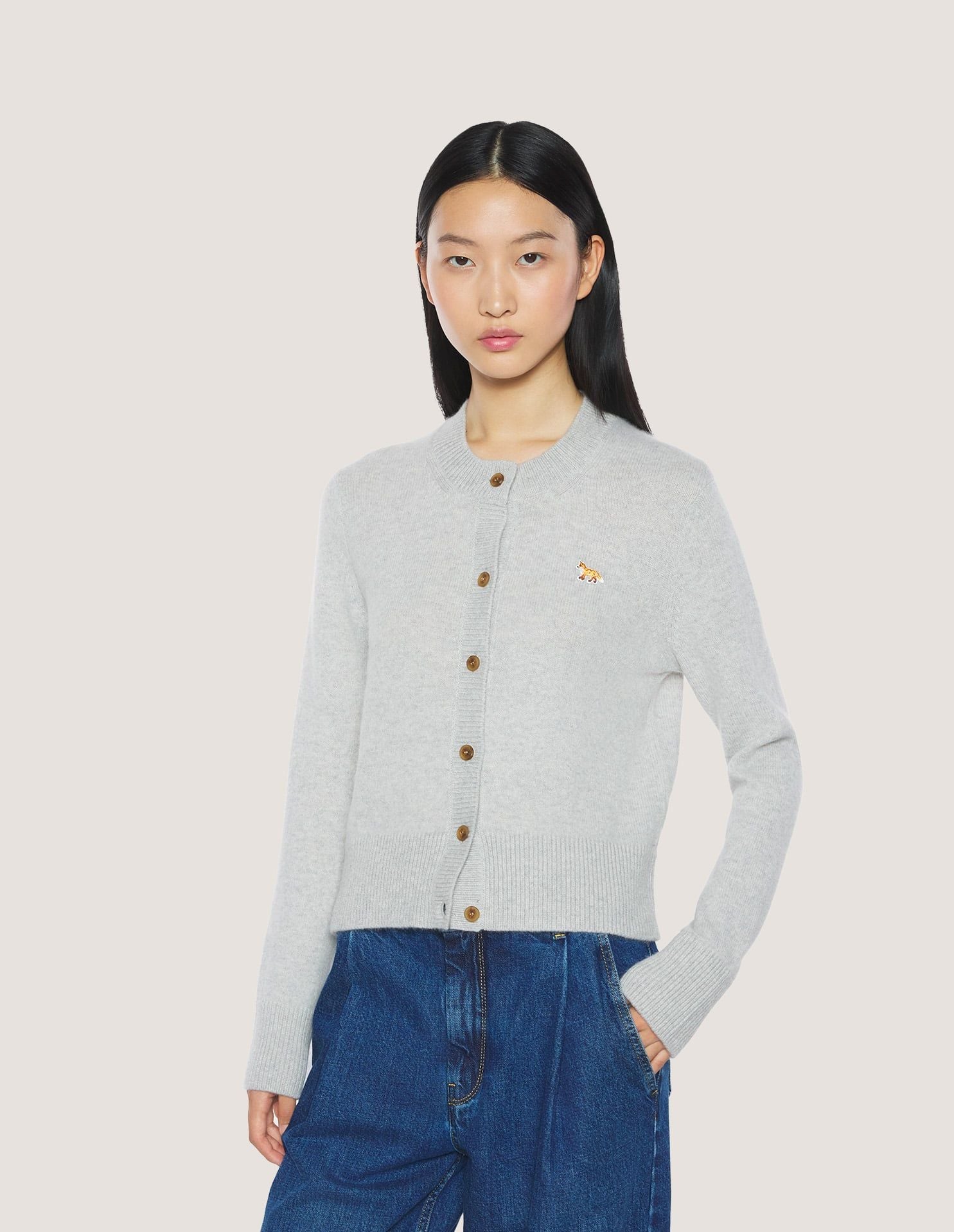 Áo Cardigan nữ Baby Fox Lambswool dáng Fitted