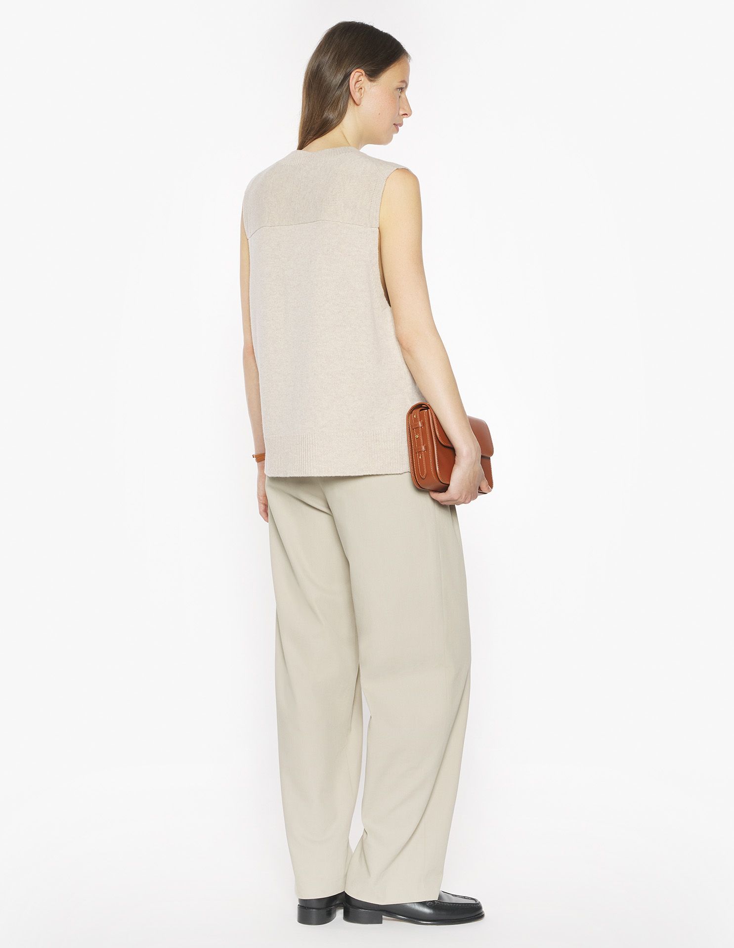 Maison Kitsuné - Áo gile len MERINO dáng Comfort