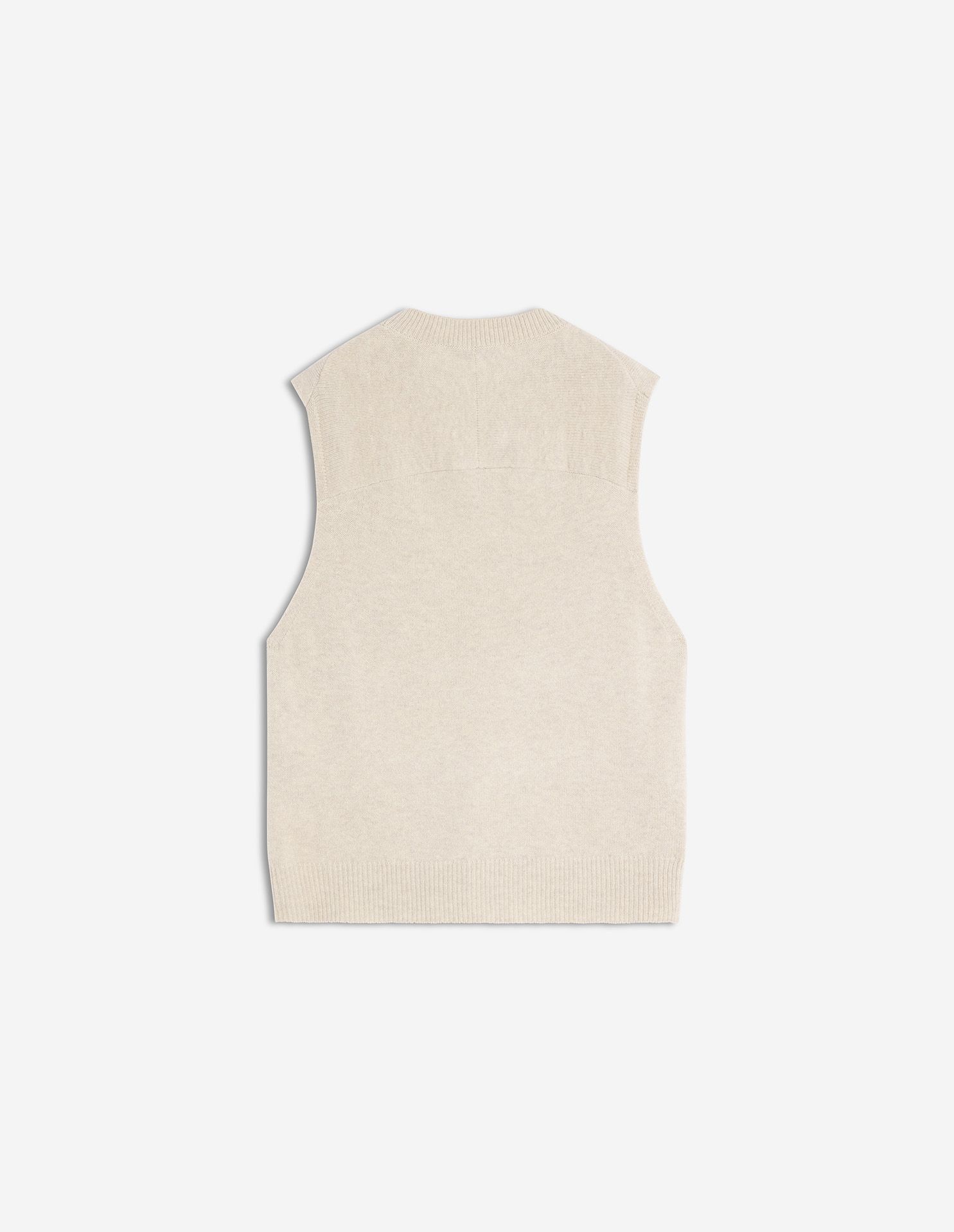 Maison Kitsuné - Áo gile len MERINO dáng Comfort