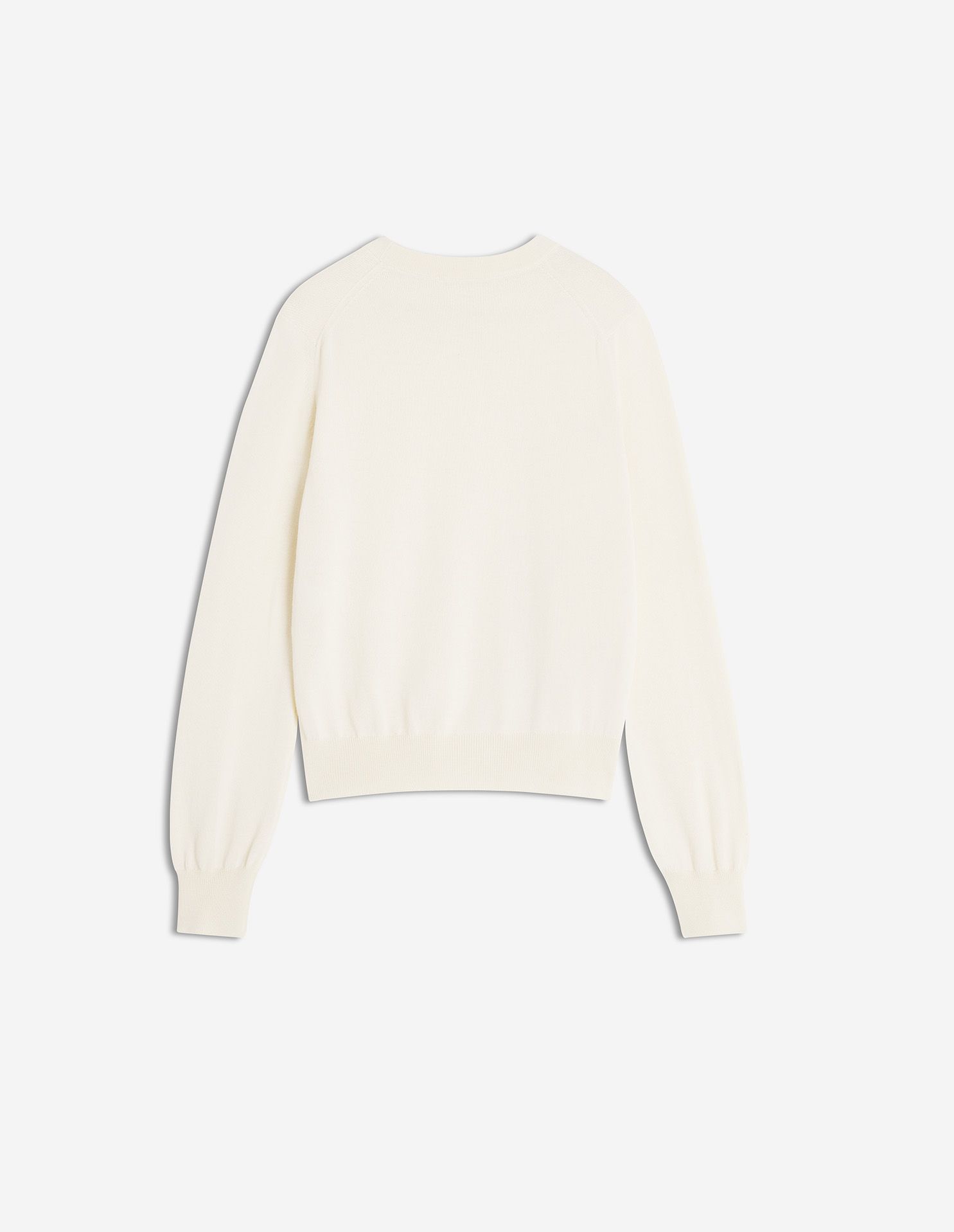 Maison Kitsuné - Áo len nữ Baby Fox Merino dáng Regular