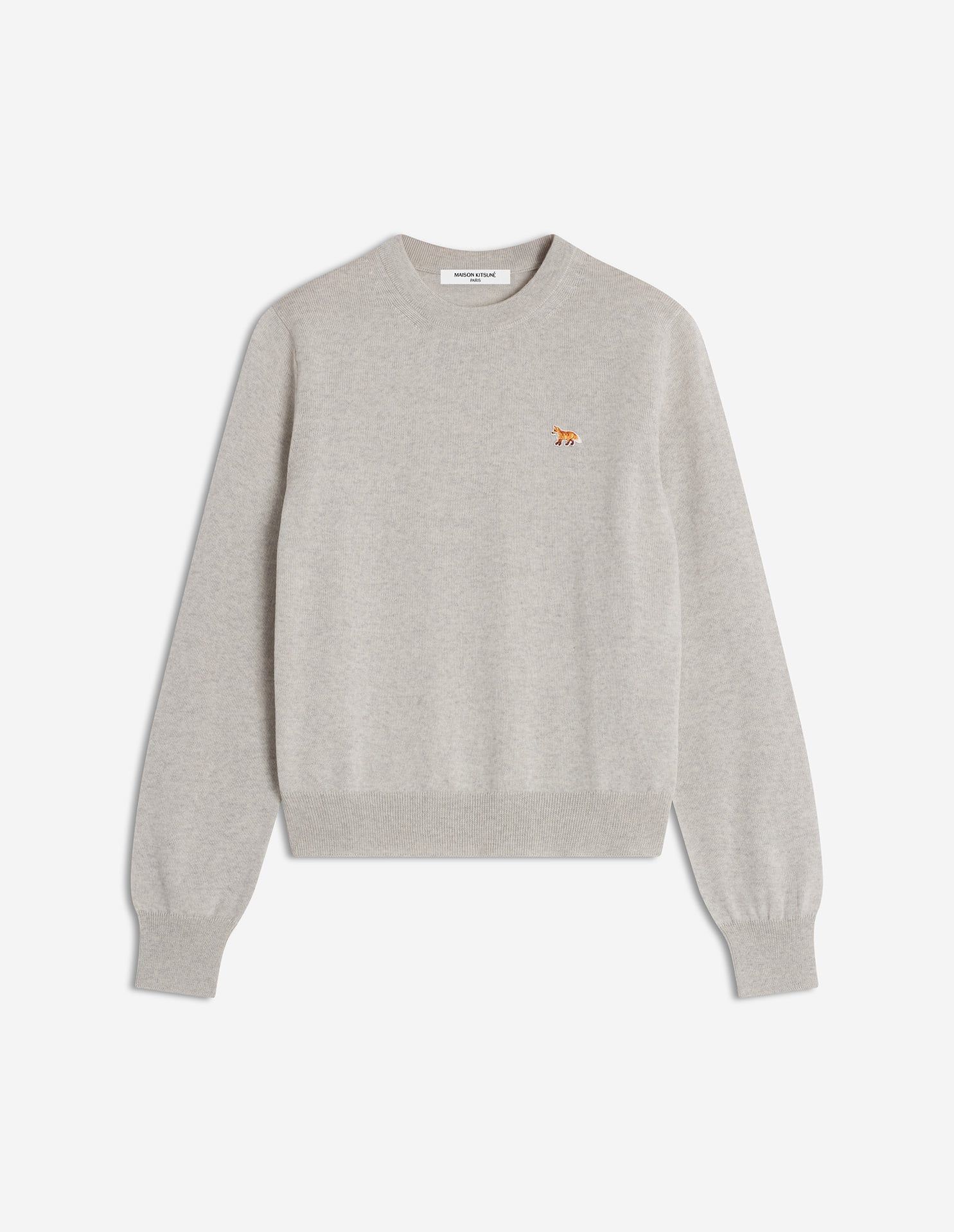 Maison Kitsuné - Áo len nữ Baby Fox Merino dáng Regular