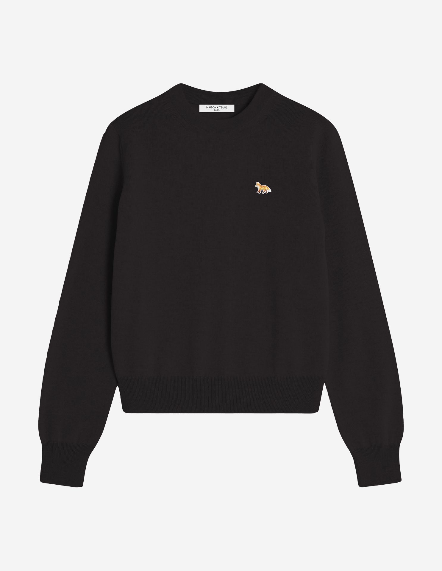 Maison Kitsuné - Áo len nữ Baby Fox Merino dáng Regular