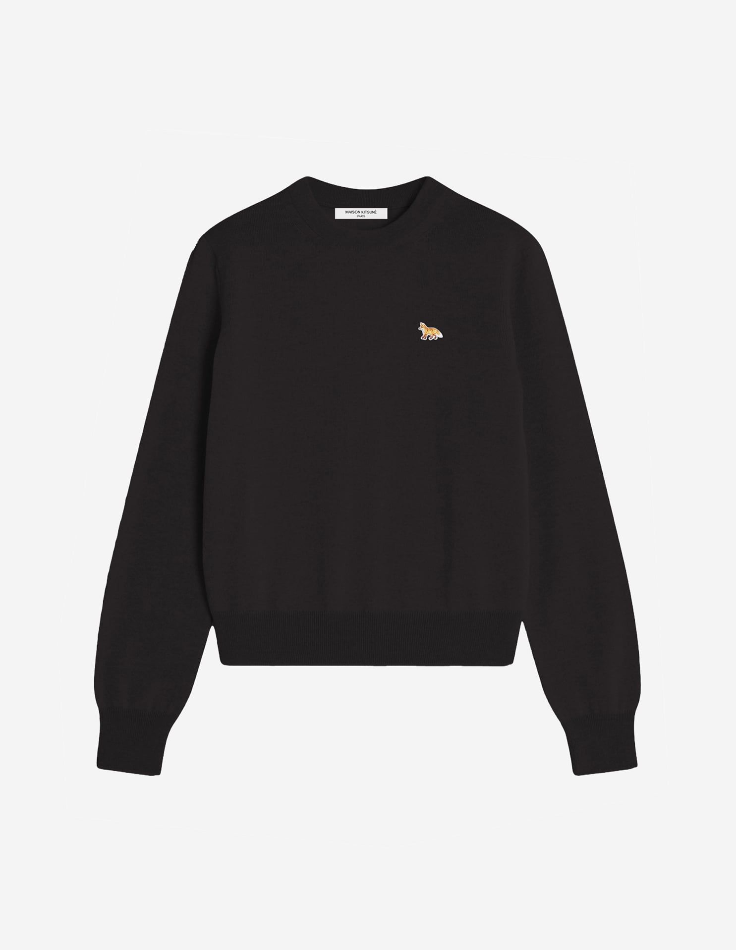 Maison Kitsuné - Áo len nữ Baby Fox Merino dáng Regular