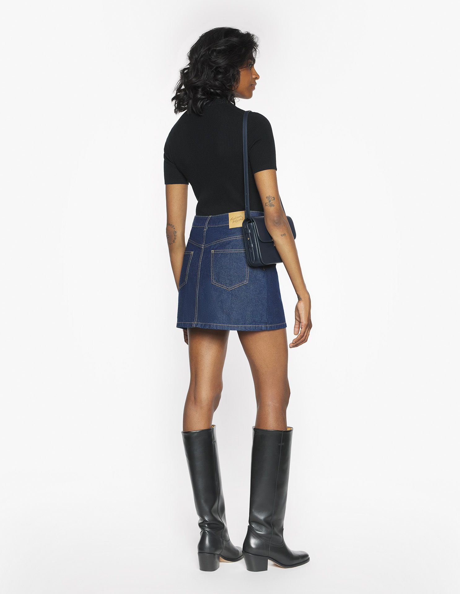 Chân váy vải denim dáng Mini