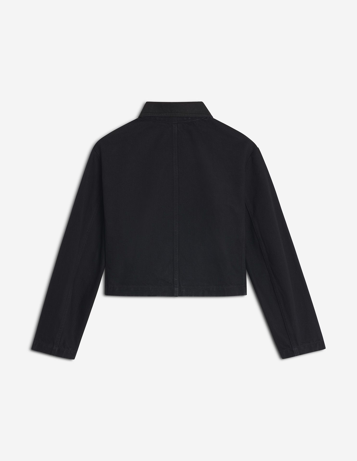 Maison Kitsuné - Áo khoác denim dáng Cropped