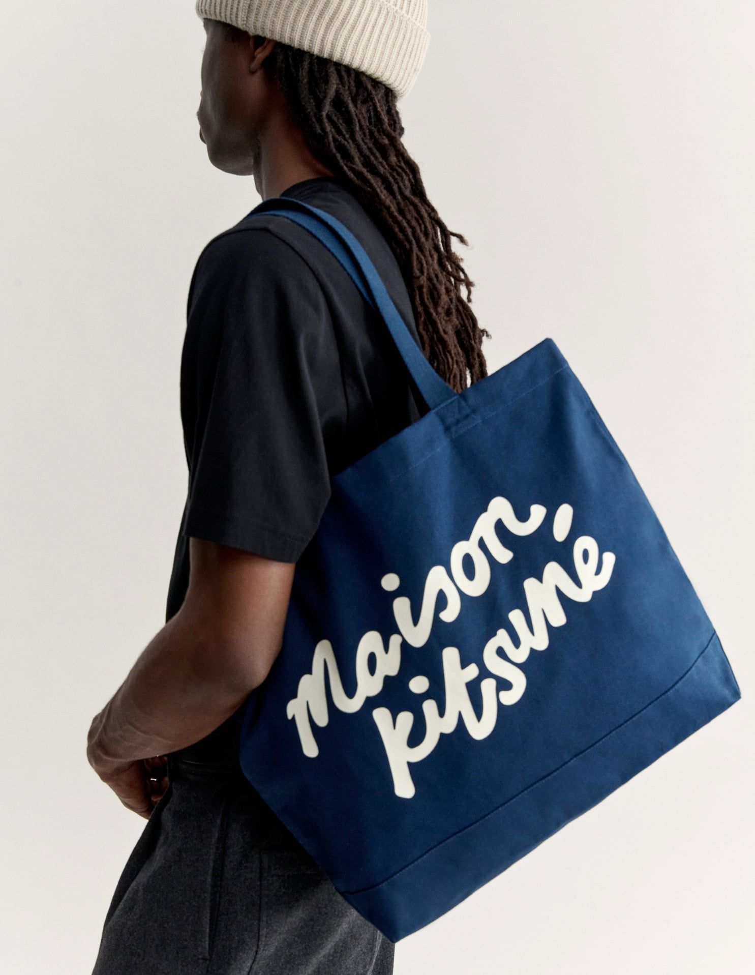 Túi tote Maison Kitsuné Handwriting