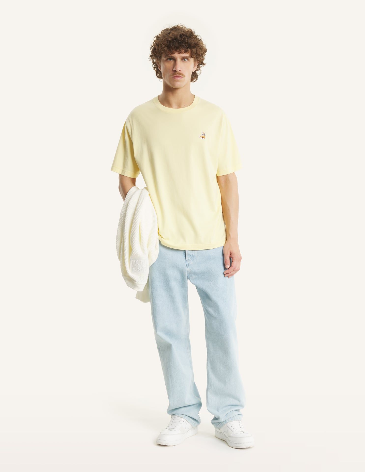 Maison Kitsuné - Áo thun nam Dreaming Fox dáng Comfort