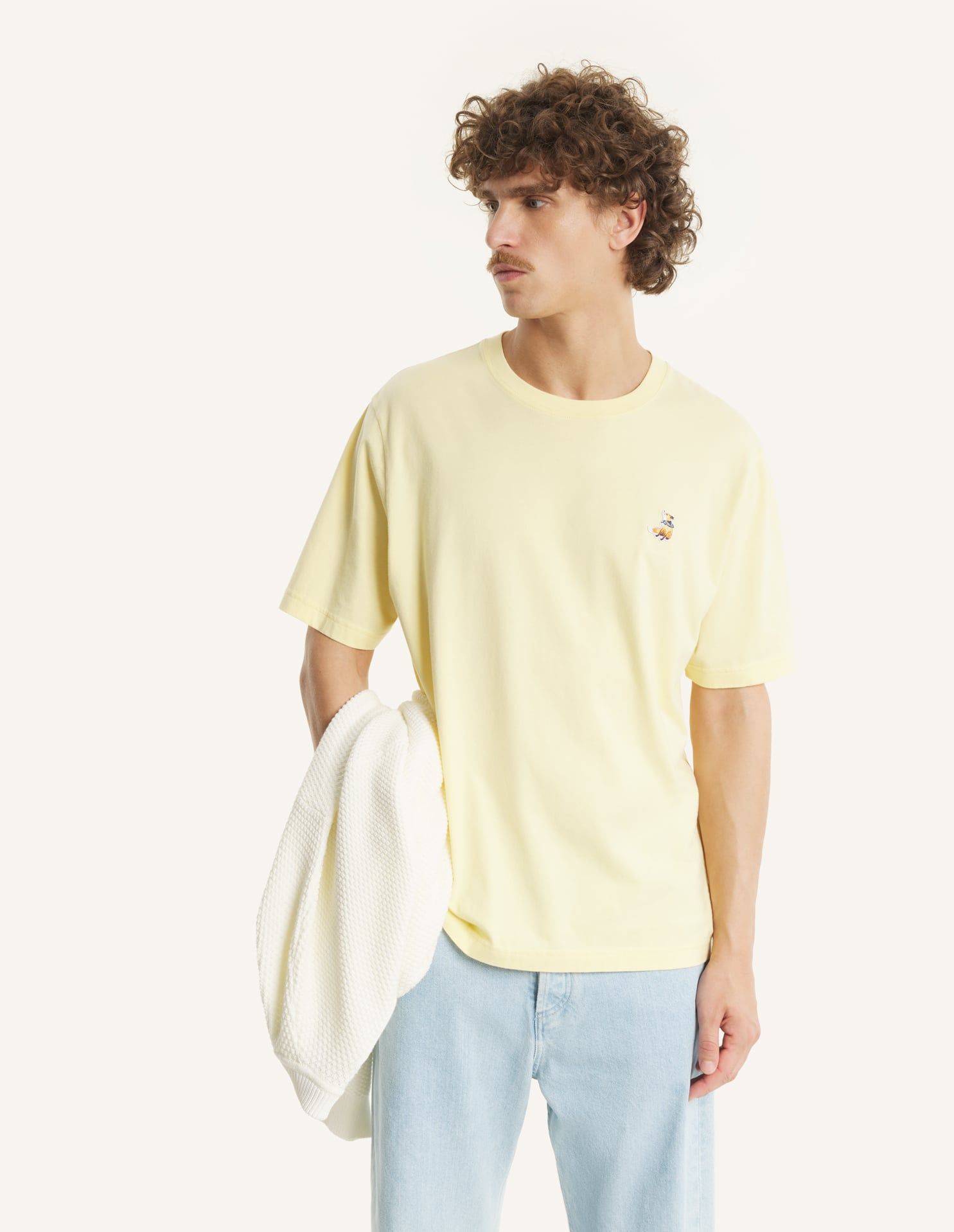 Maison Kitsuné - Áo thun nam Dreaming Fox dáng Comfort